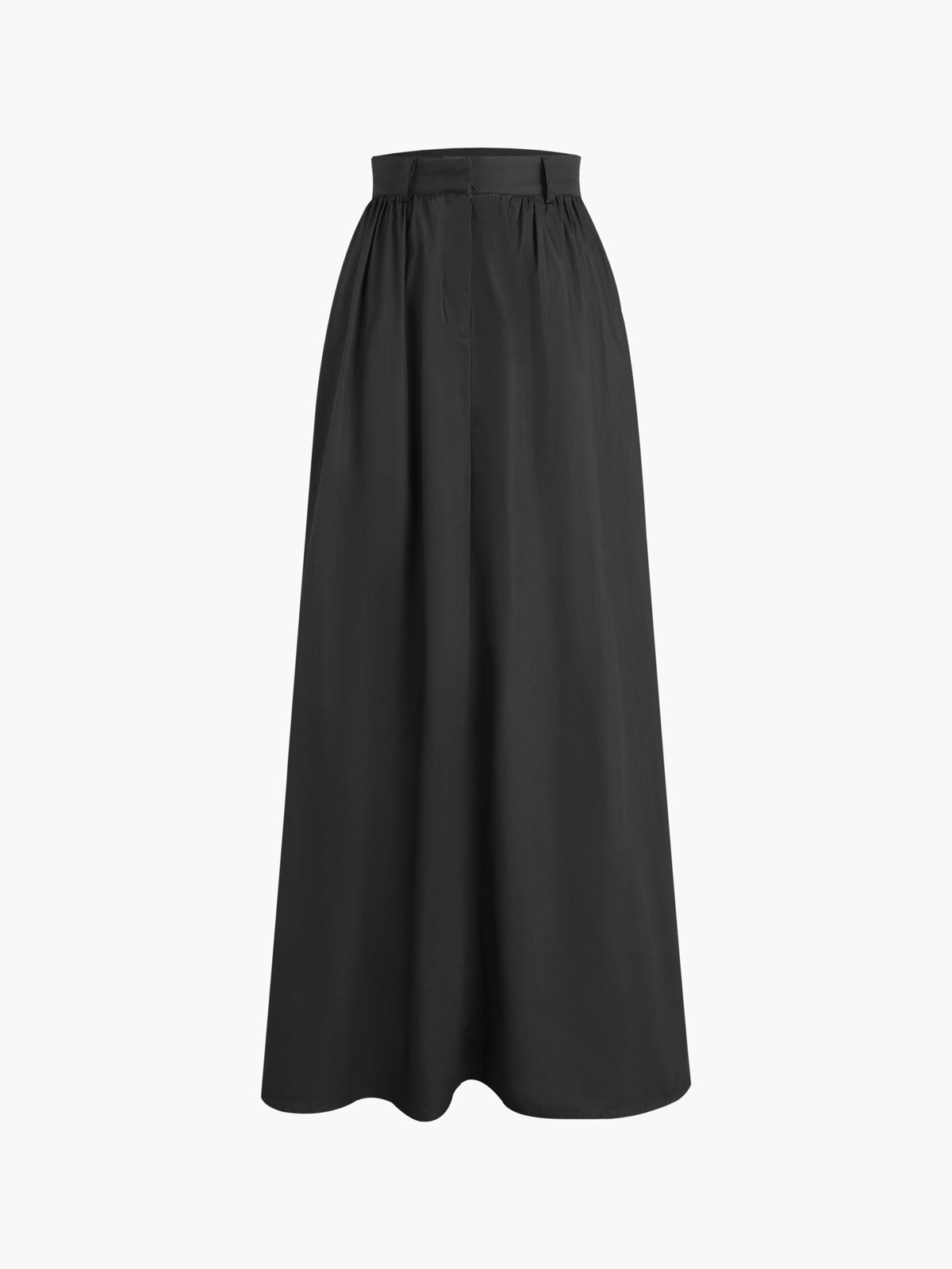 Oversized Street Vibe Maxi Skirt-Chicvia