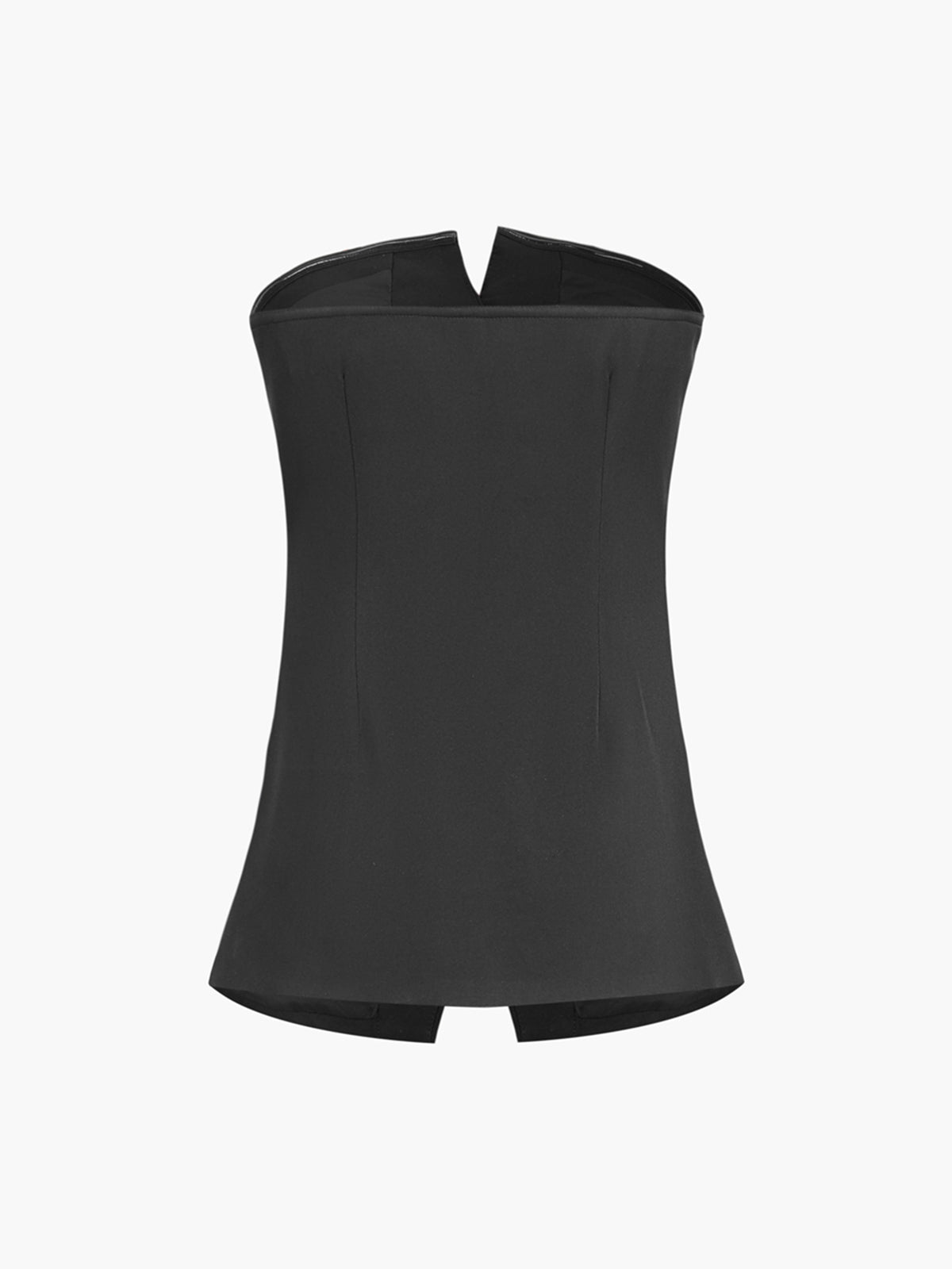 Button Down Tube Top-Chicvia