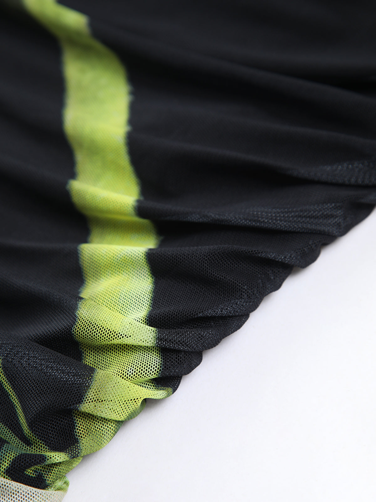 Gardenia Floral Mesh Pleat Tube Midi Dress-Chicvia