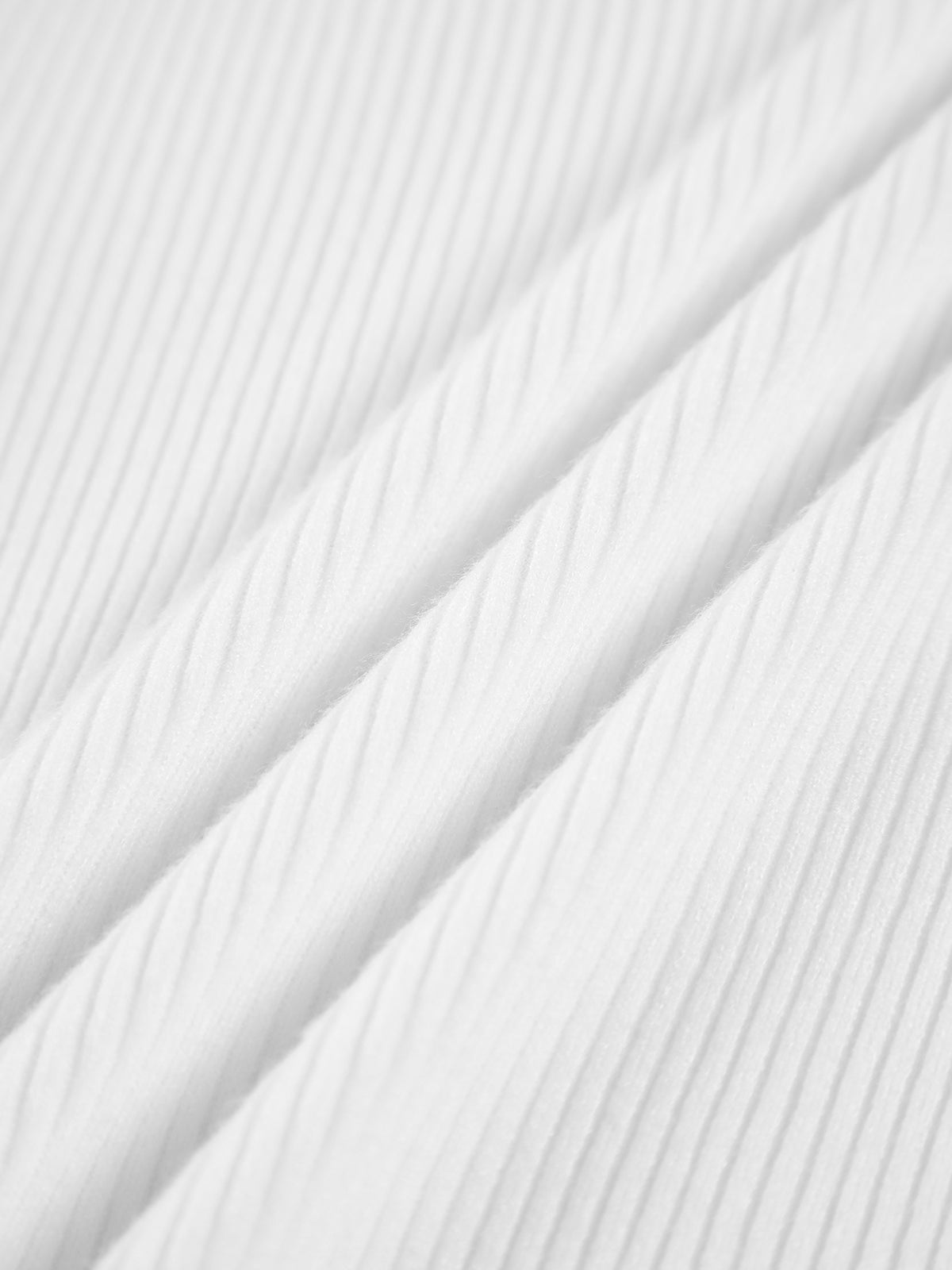 Mock Neck Rib Long Sleeve Knit Top-Chicvia