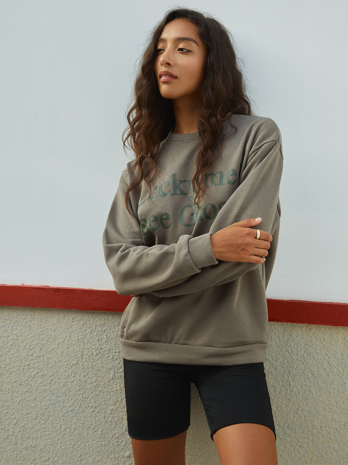 Lucky Me Sweatshirt-Chicvia