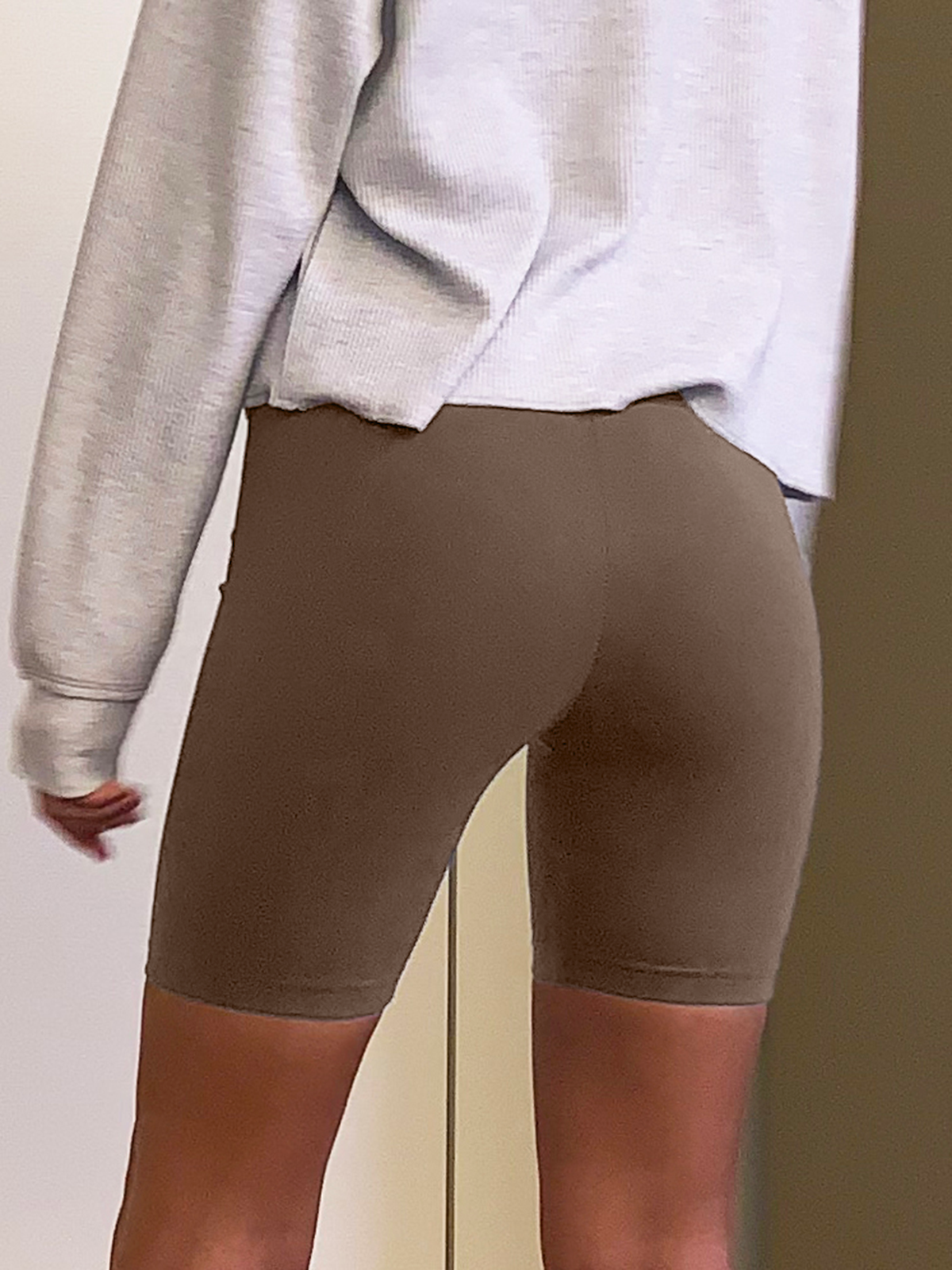 Offstage Biker Shorts-Chicvia