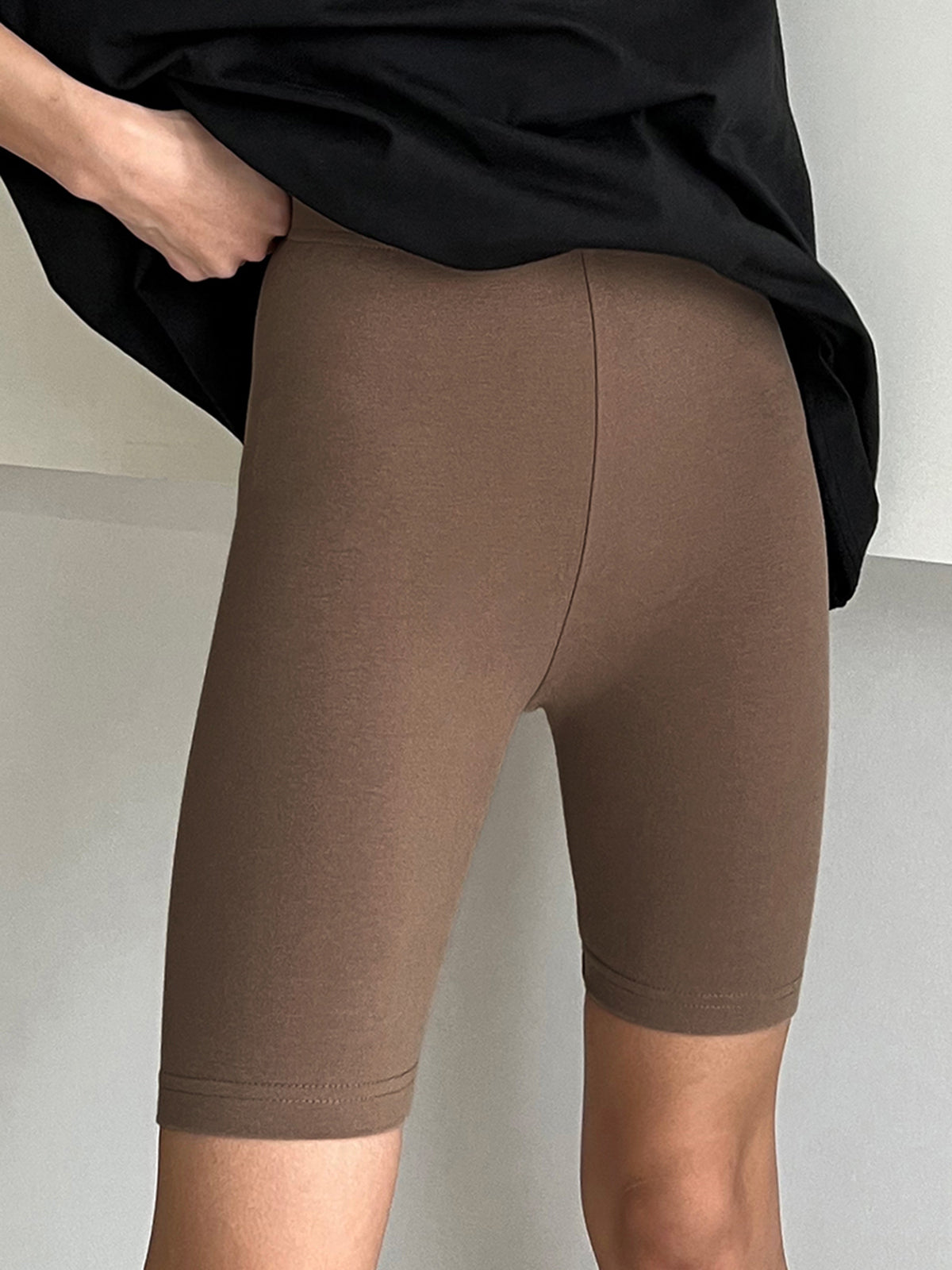 Offstage Biker Shorts-Chicvia