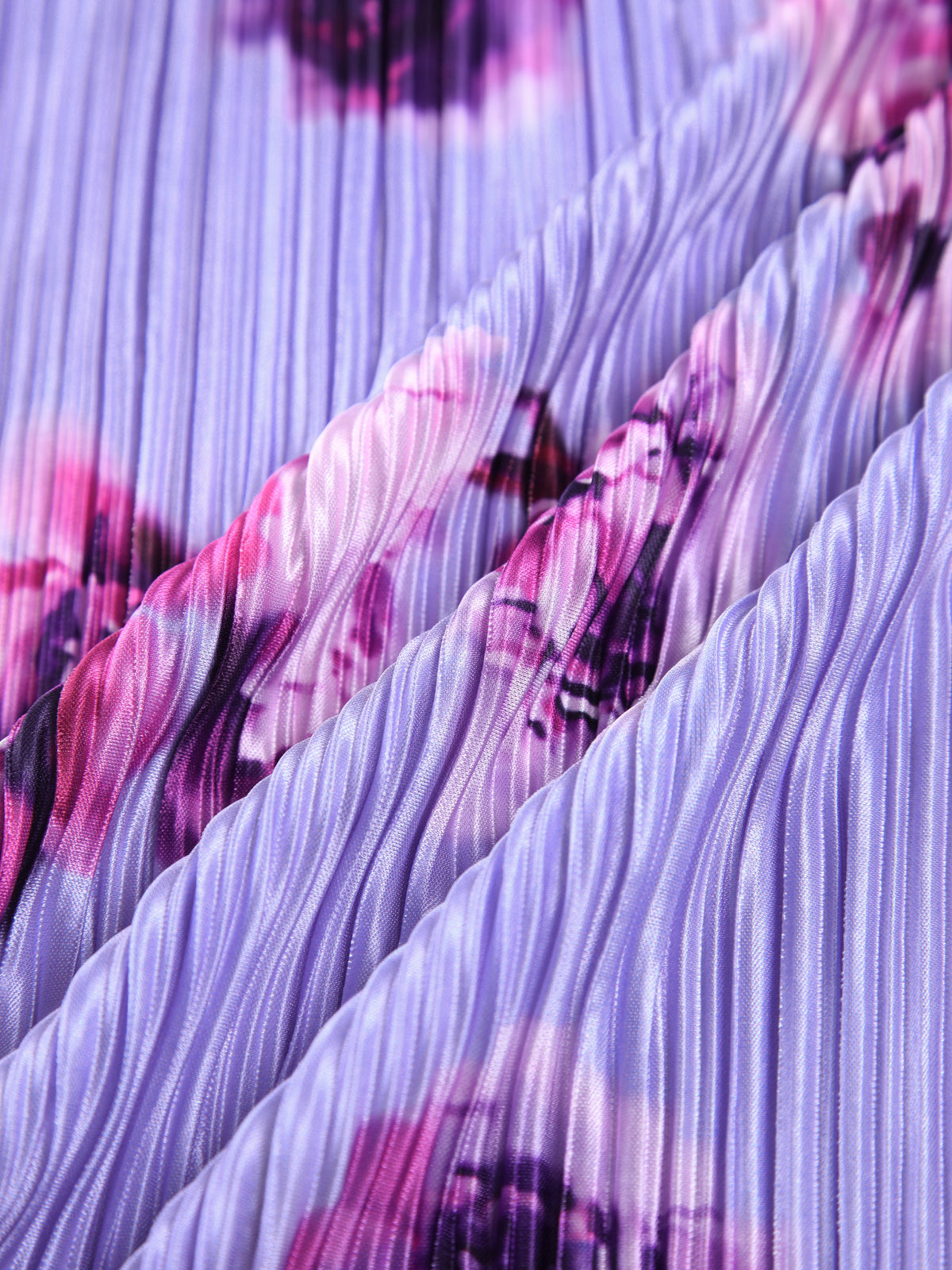 Floral Plisse Twist Tube Long Dress-Chicvia