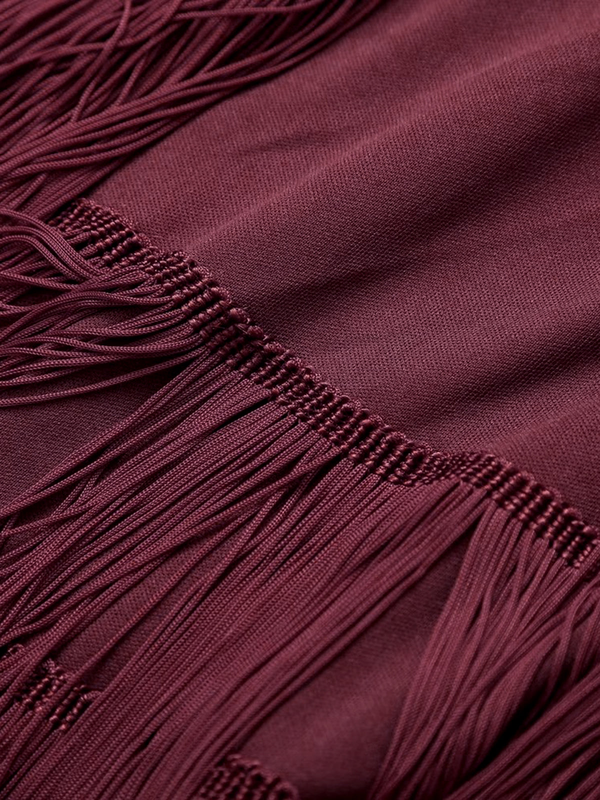 Florence Fringed Open Back Short Dress-Chicvia