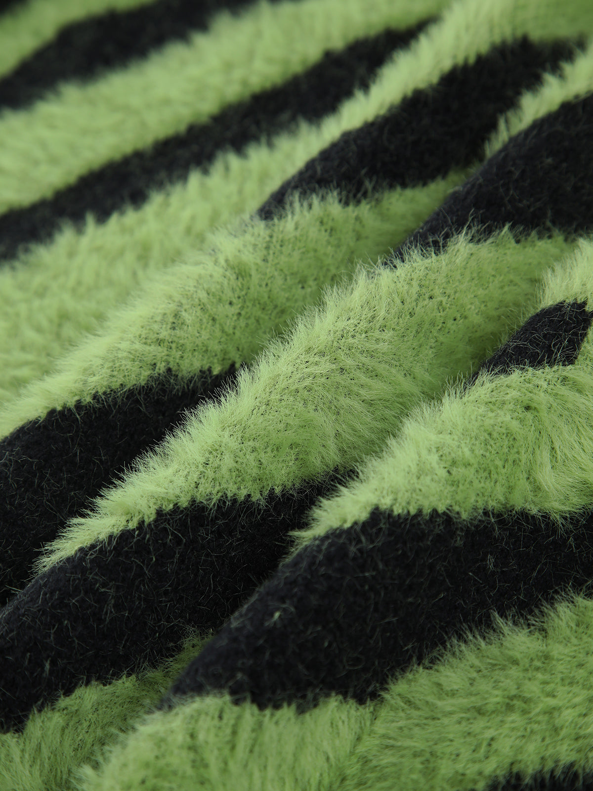 Nature Grandeur Zebrataur Fuzzy Sweater-Chicvia