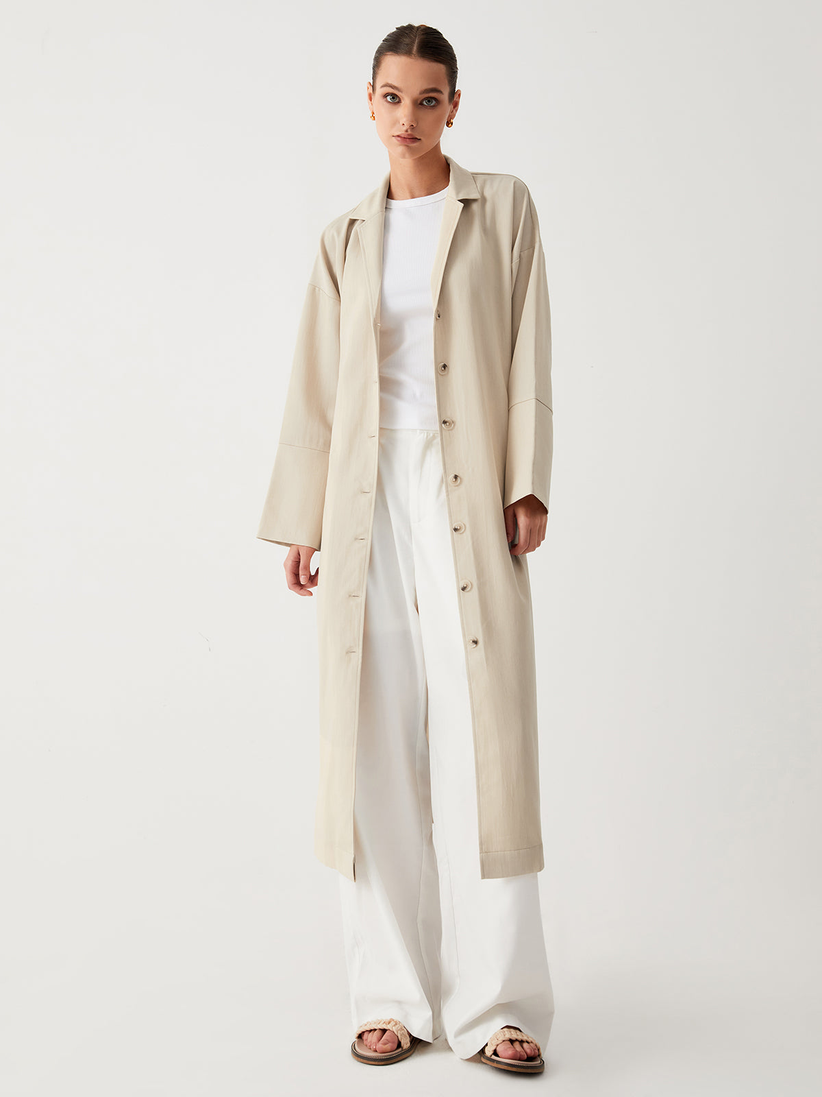 City Walk Trench Coat-Chicvia