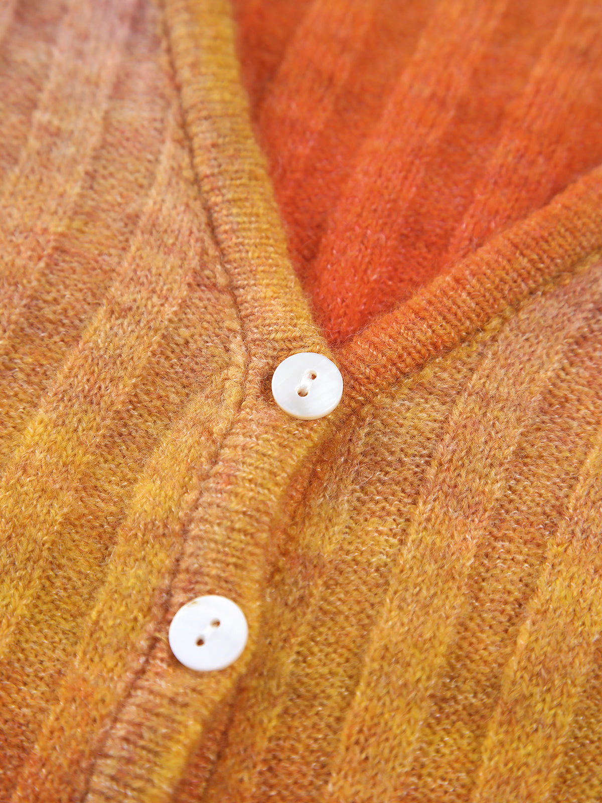 Ombre Maple Cardigan-Chicvia