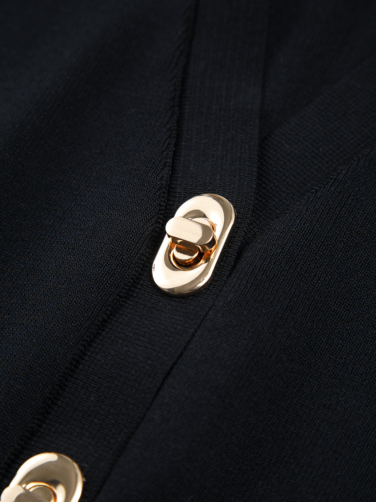 Buckle Up Long Sleeve Knit Top-Chicvia