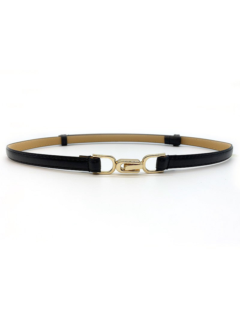 Close Your Eyes Leather Belt-Chicvia