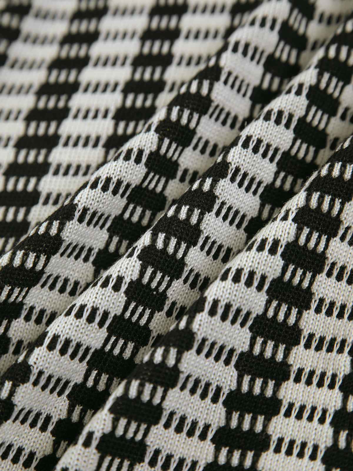 Pinstripe Eyelet Knit Vest-Chicvia