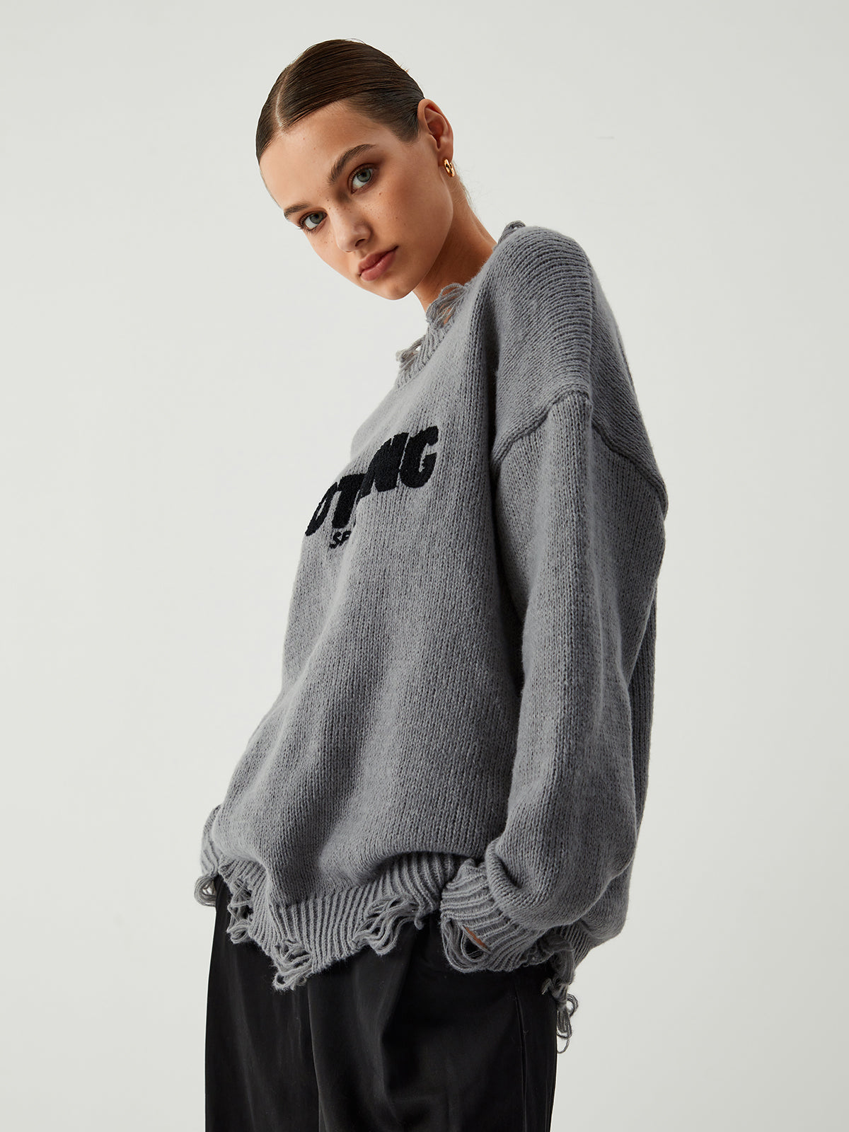 Nothing Special Ripped Sweater-Chicvia