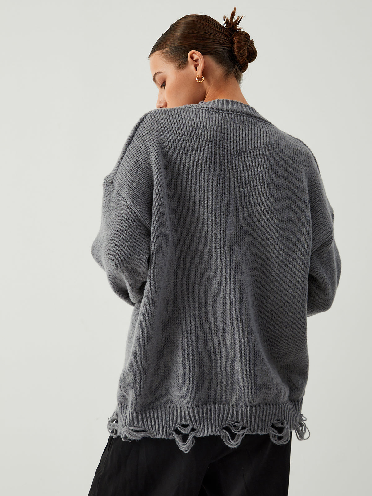 Nothing Special Ripped Sweater-Chicvia