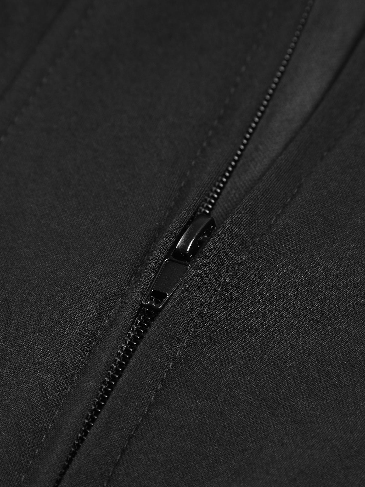 Cup Detail Zippered Tube Corset Top-Chicvia