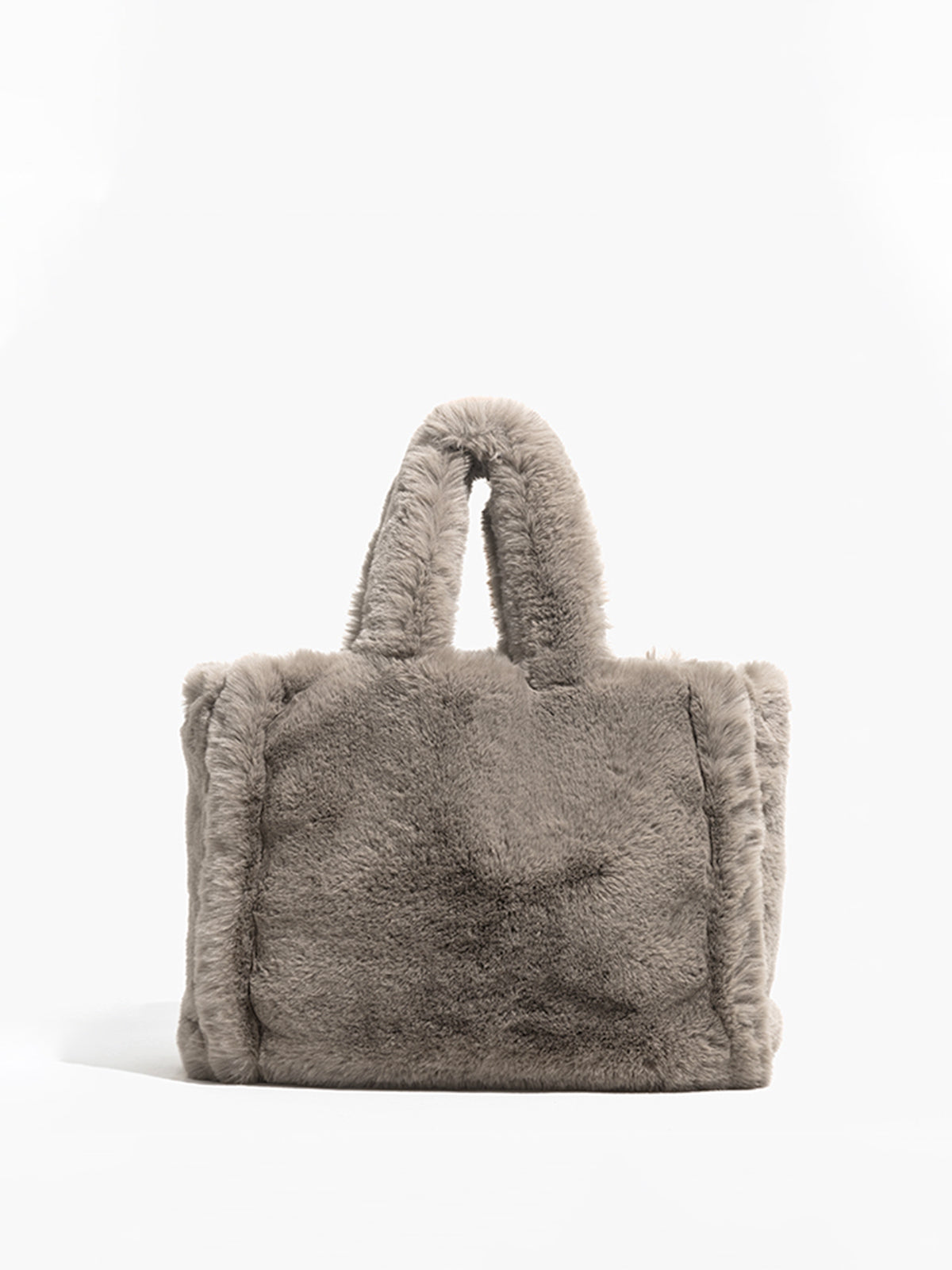 Furry Tote Bag-Chicvia