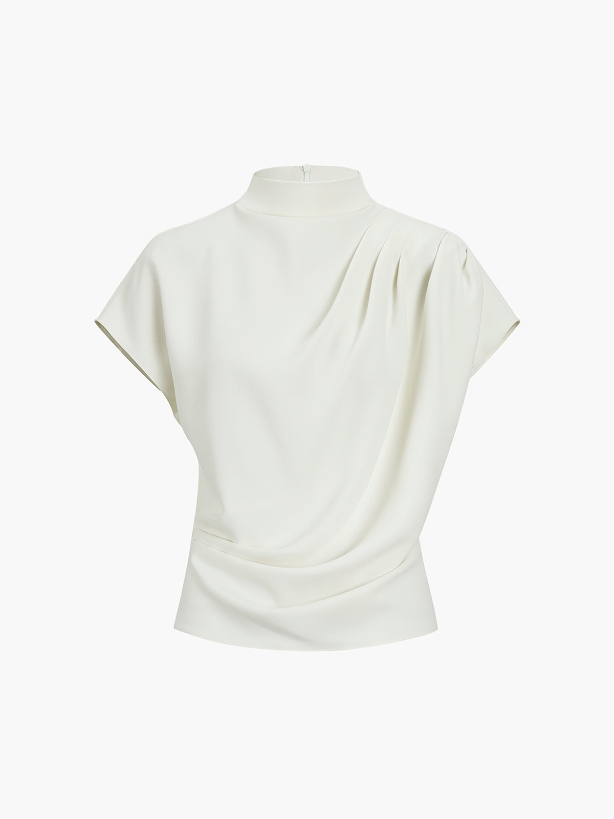 Minimalism Short Sleeve Top-Chicvia