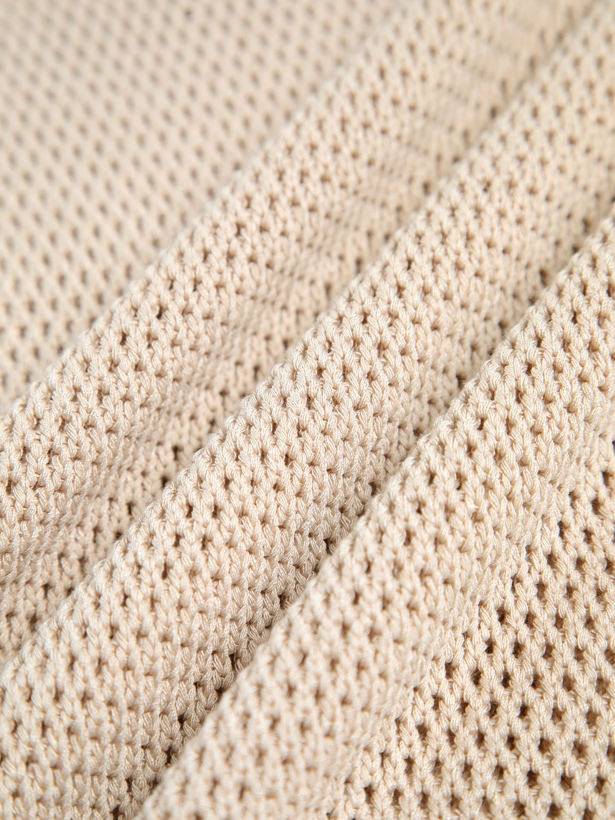 Knit Hollow Solid Tank Top-Chicvia