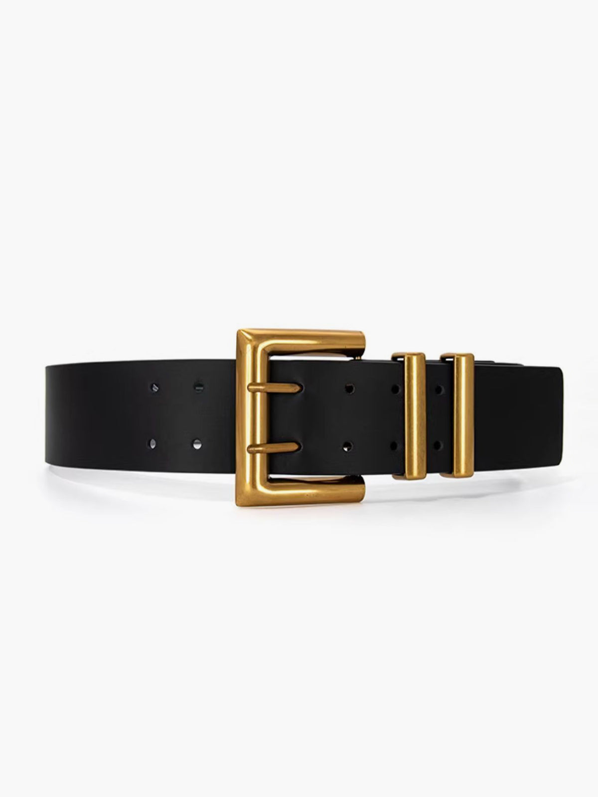 Metal Buckle Wide Belt-Chicvia