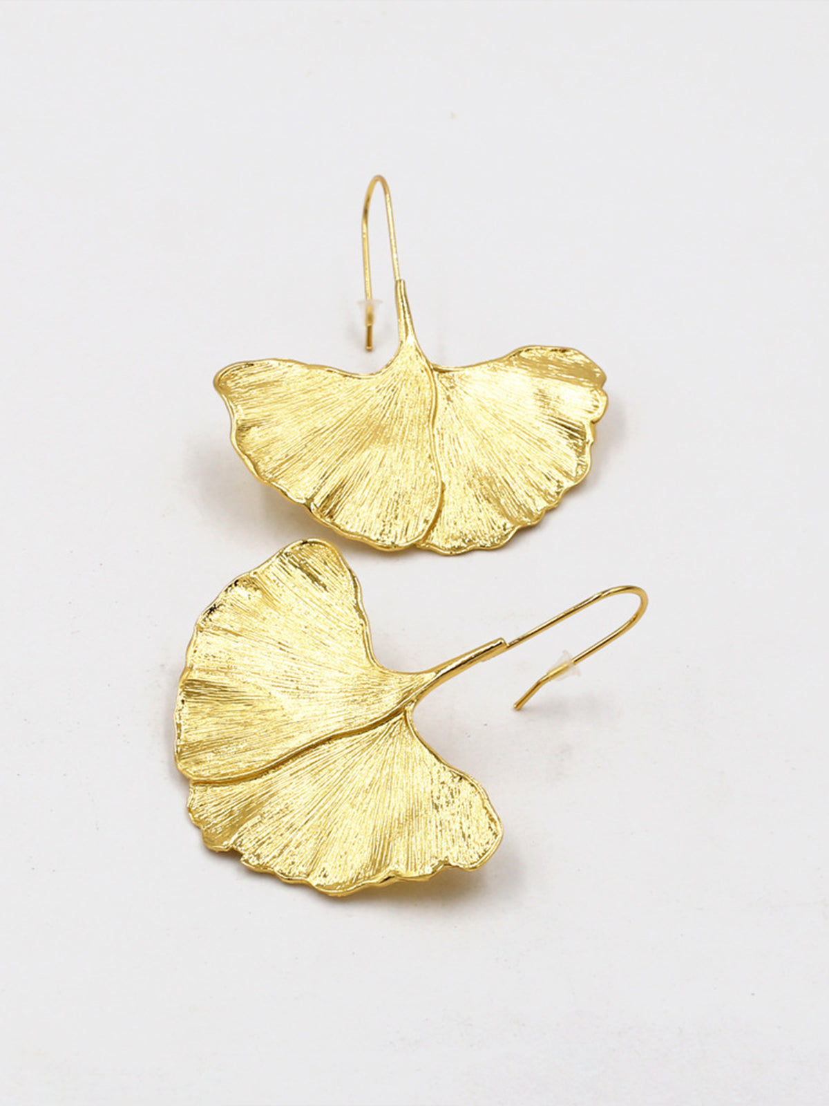 Ginkgo Leaf Earrings-Chicvia