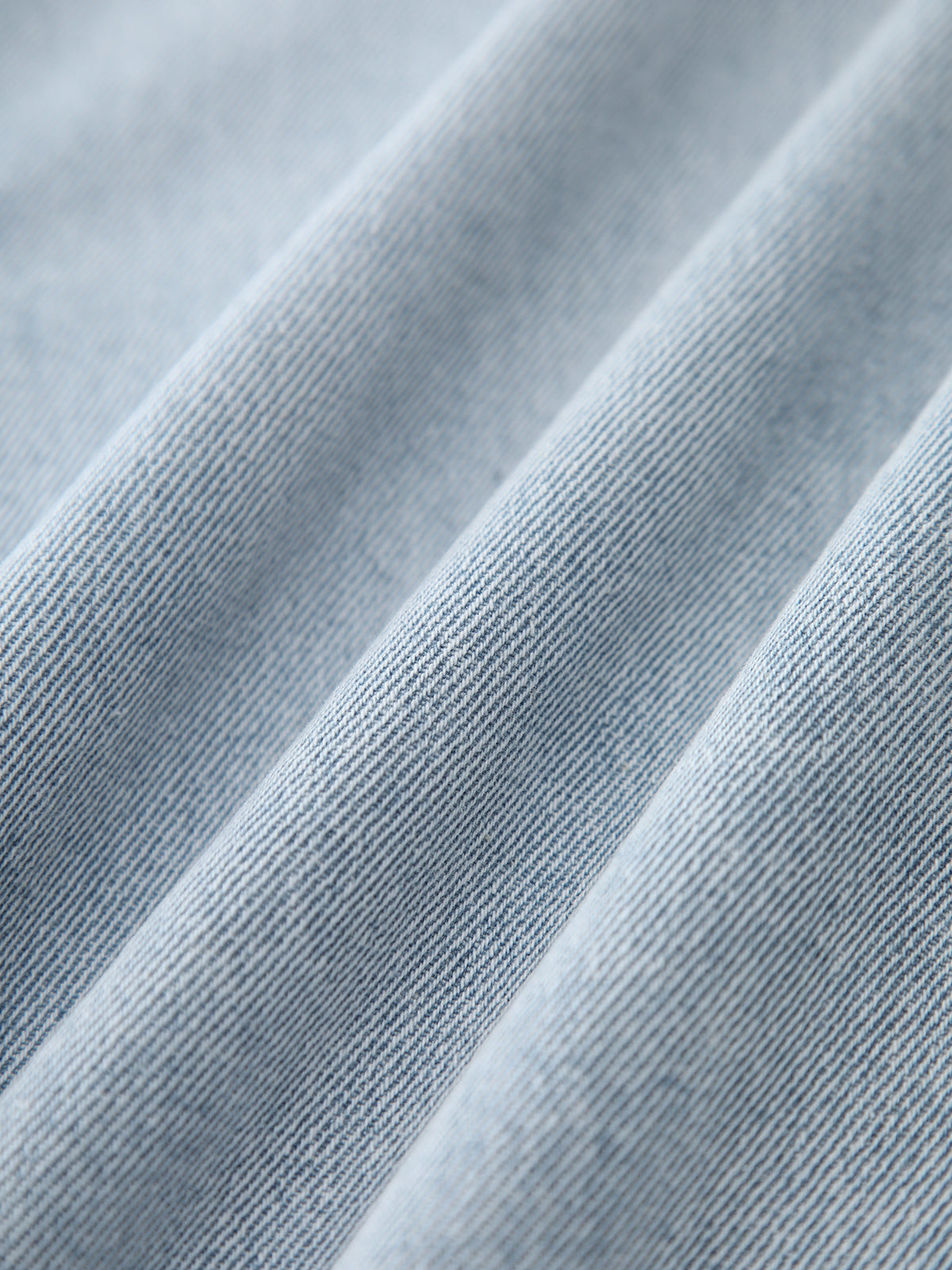 Cotton Split Denim Skirt-Chicvia