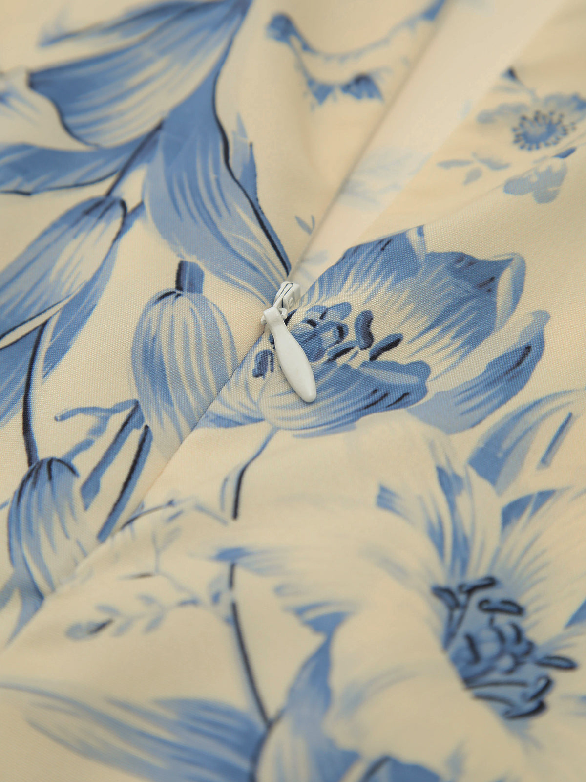 Floral Backless Lace-Up Long Dress-Chicvia