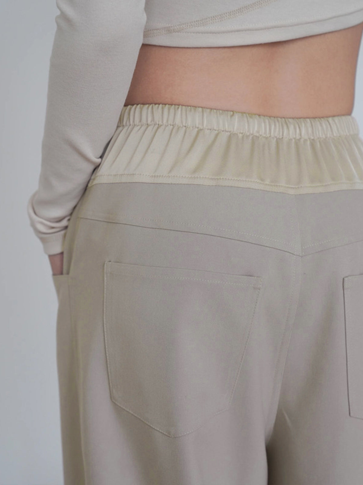 Knotted Wide Leg Pants-Chicvia