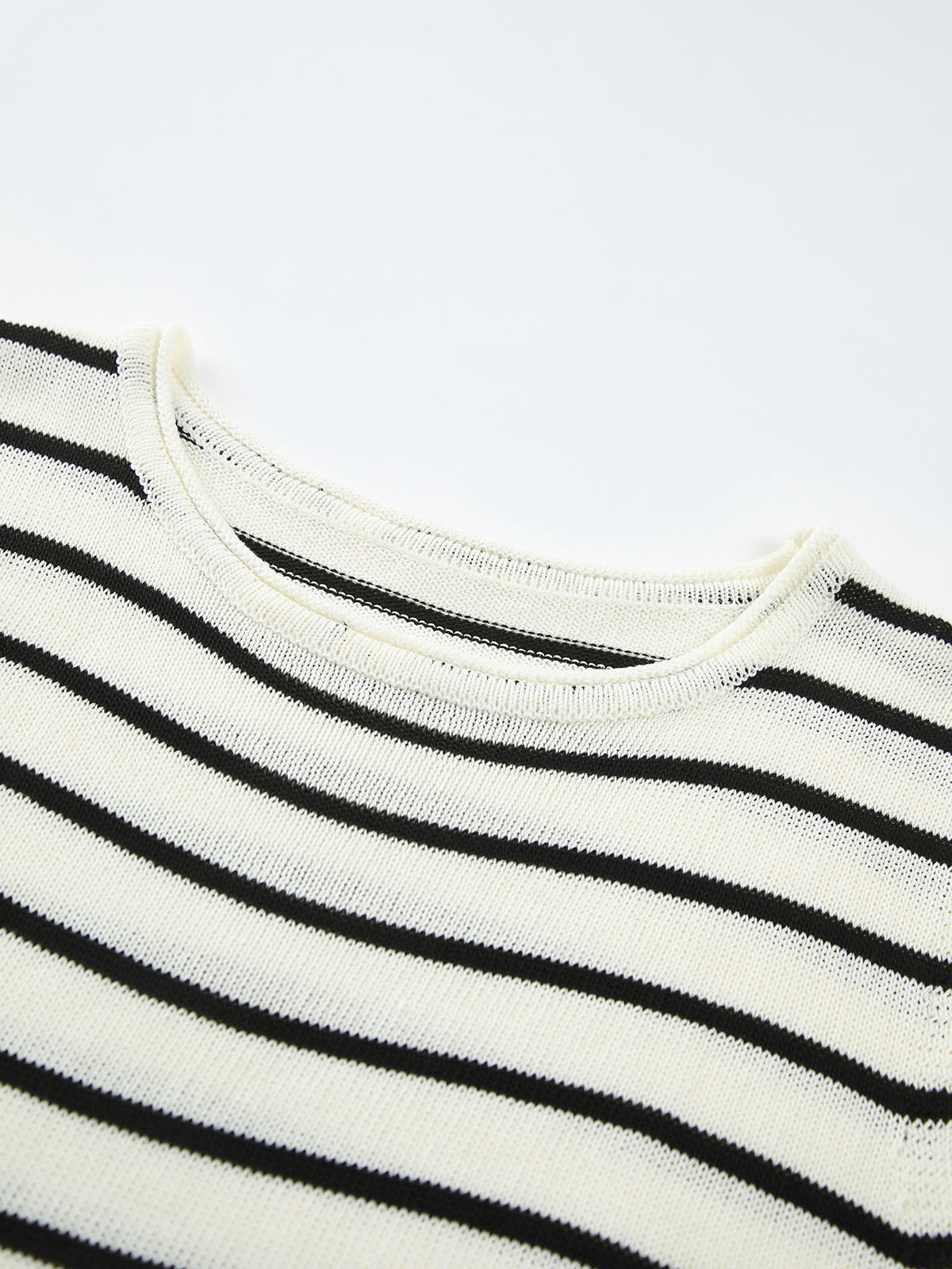 Classic Stripe Sweater Vest-Chicvia