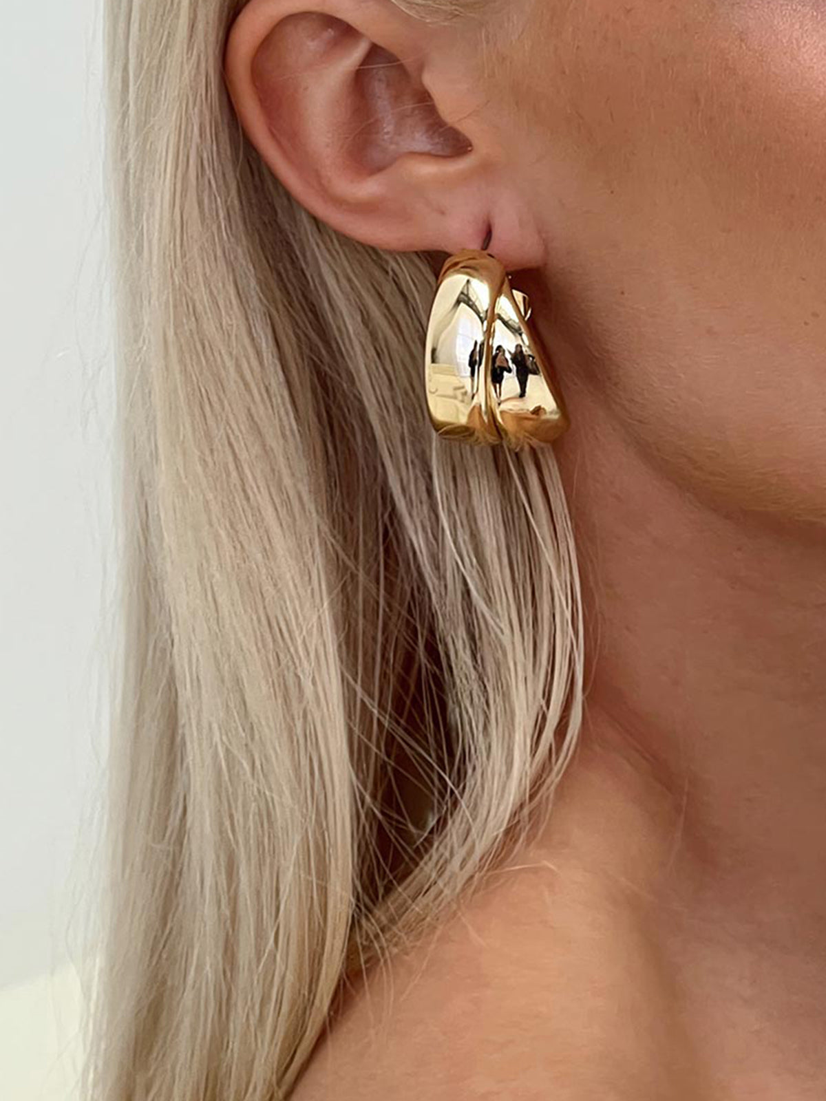 Double Hoop Earrings-Chicvia