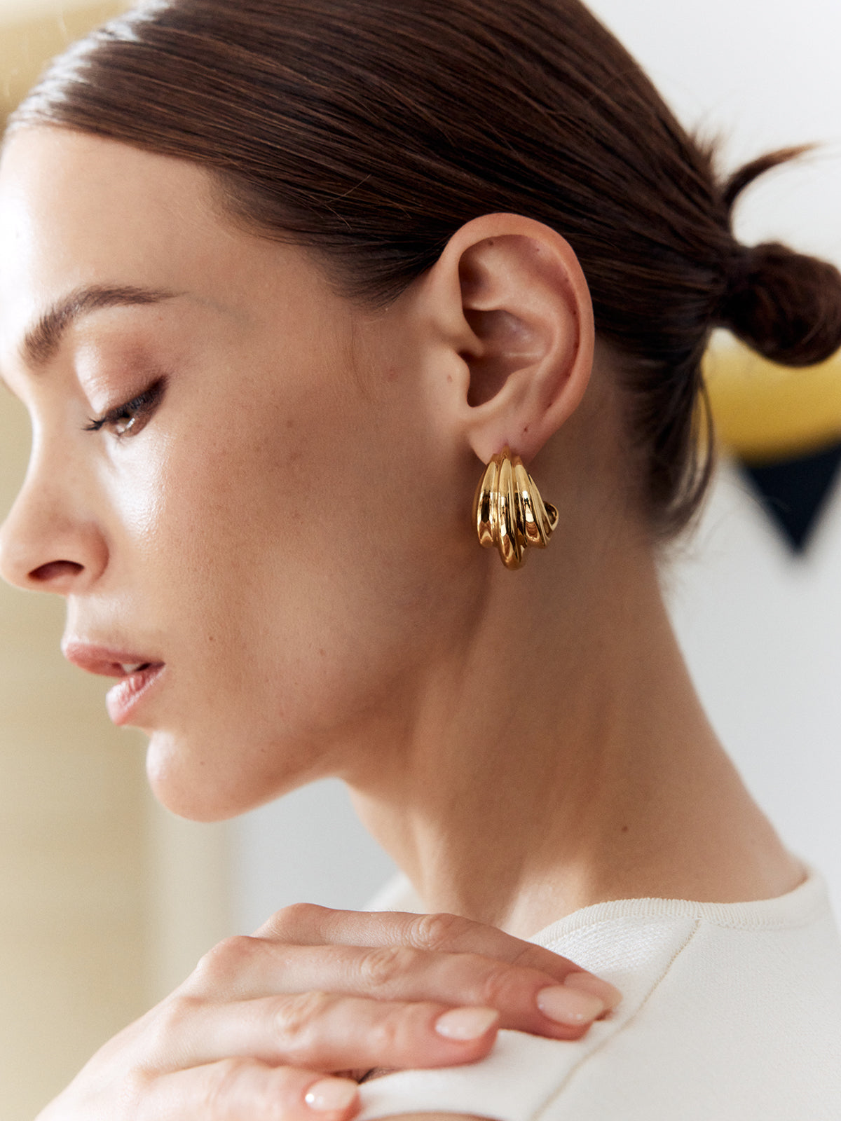 Elegant Snail Style Earrings-Chicvia