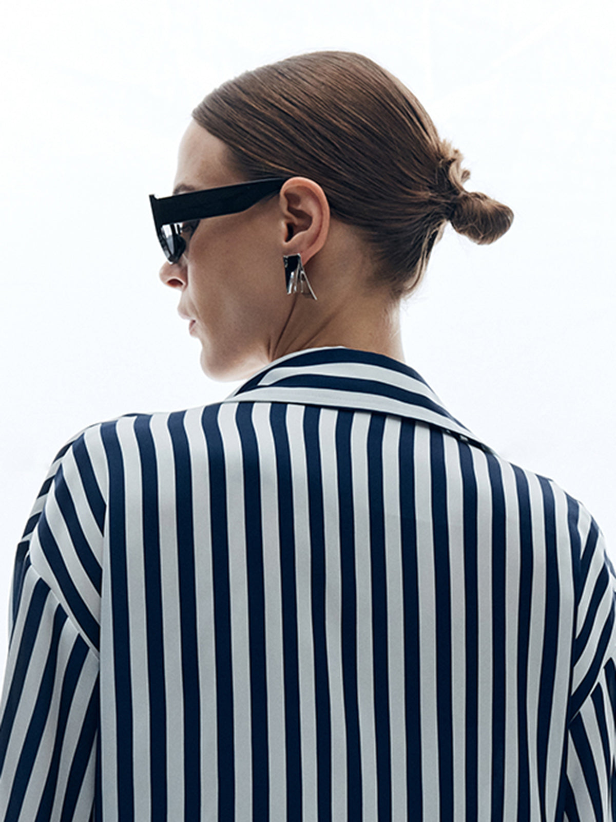 Large Frame Cat Eye Vintage Sunglasses-Chicvia