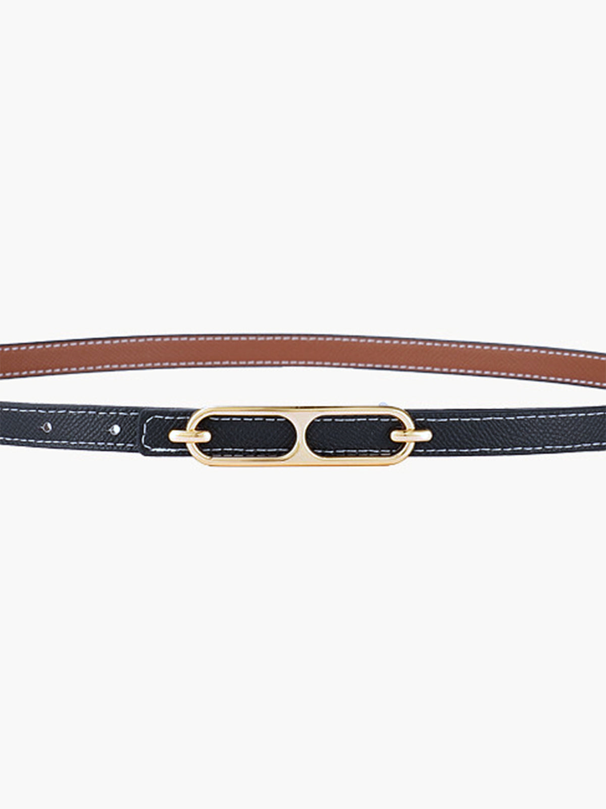 Fashion Gold Alloy Buckle Belt-Chicvia