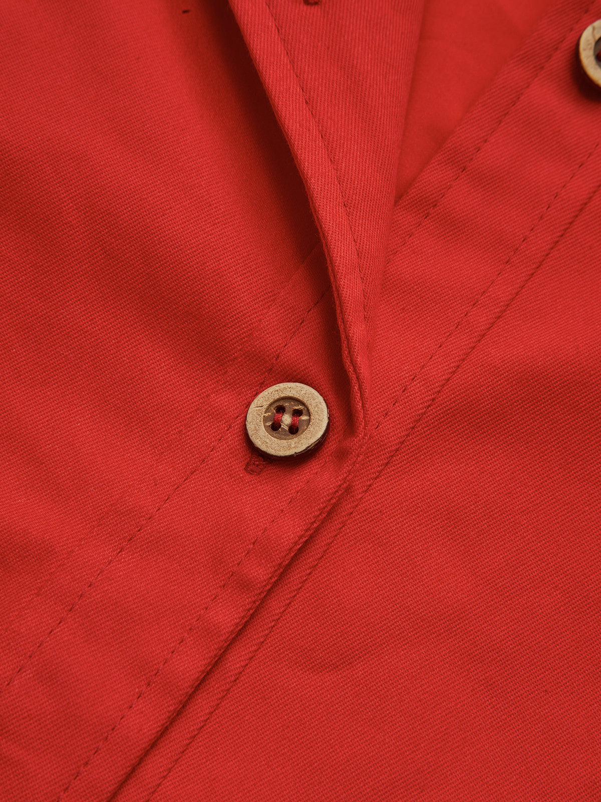 Button Front Backless Halter Dress-Chicvia