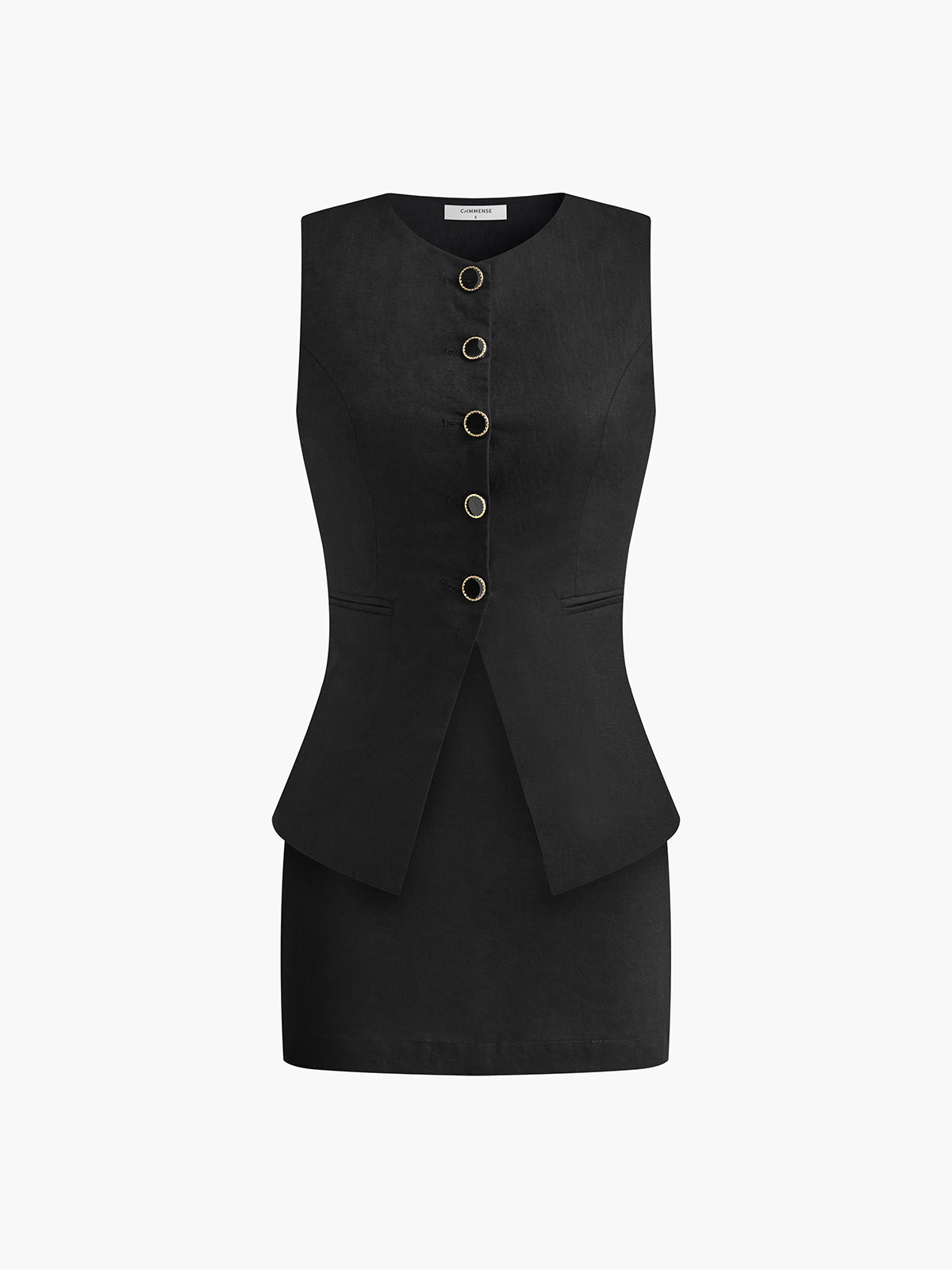 Cotton & Linen Skirt Set-Chicvia