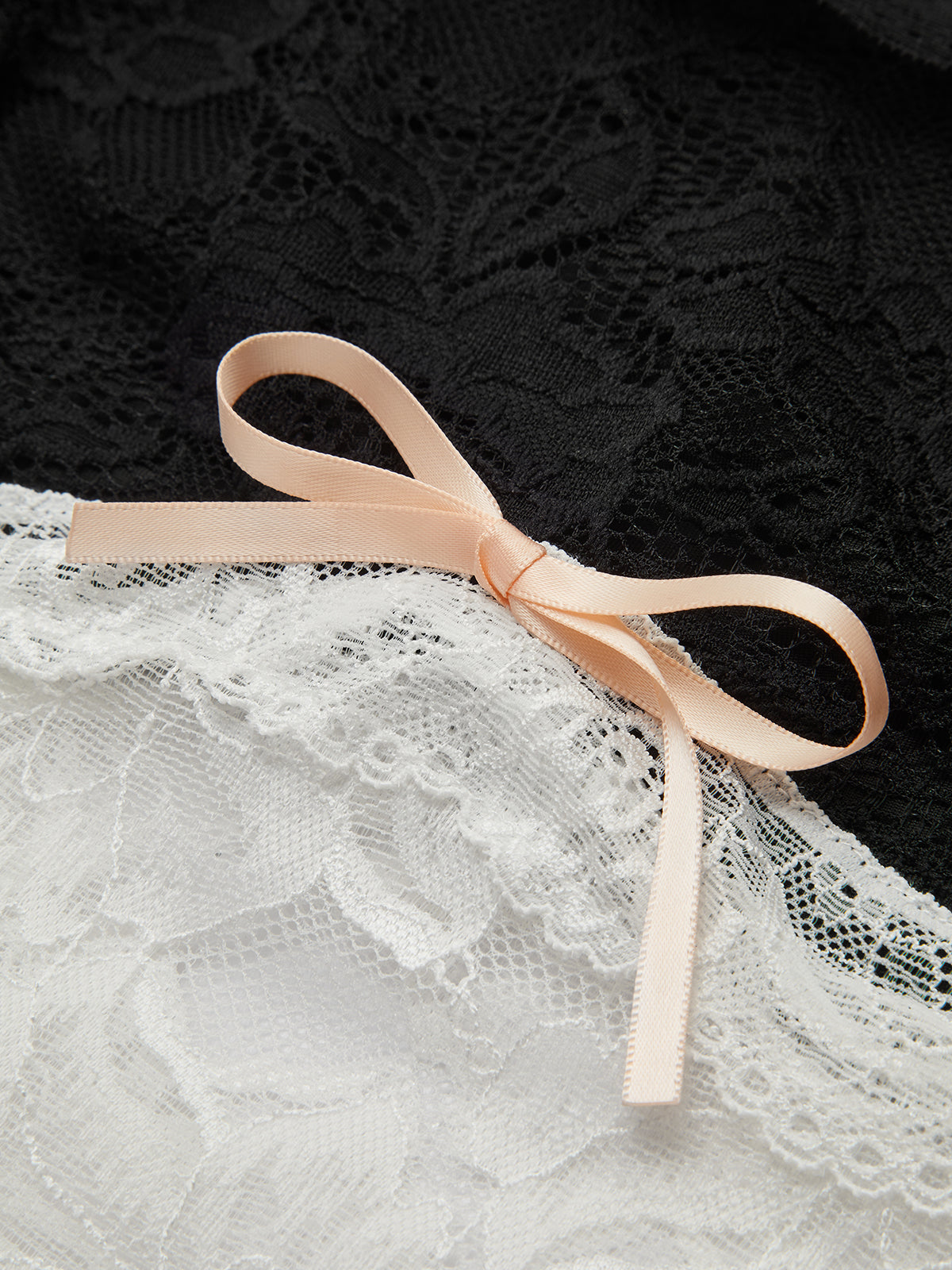 Colorblock Lace Halter Top-Chicvia