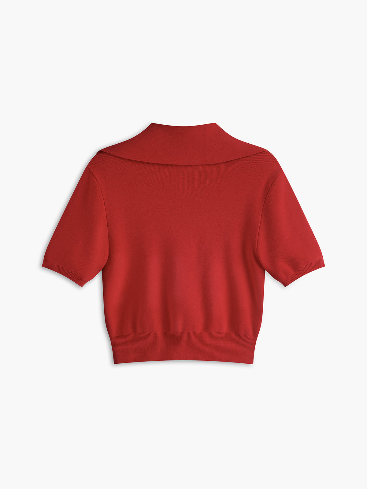 Effortless Collared Top-Chicvia