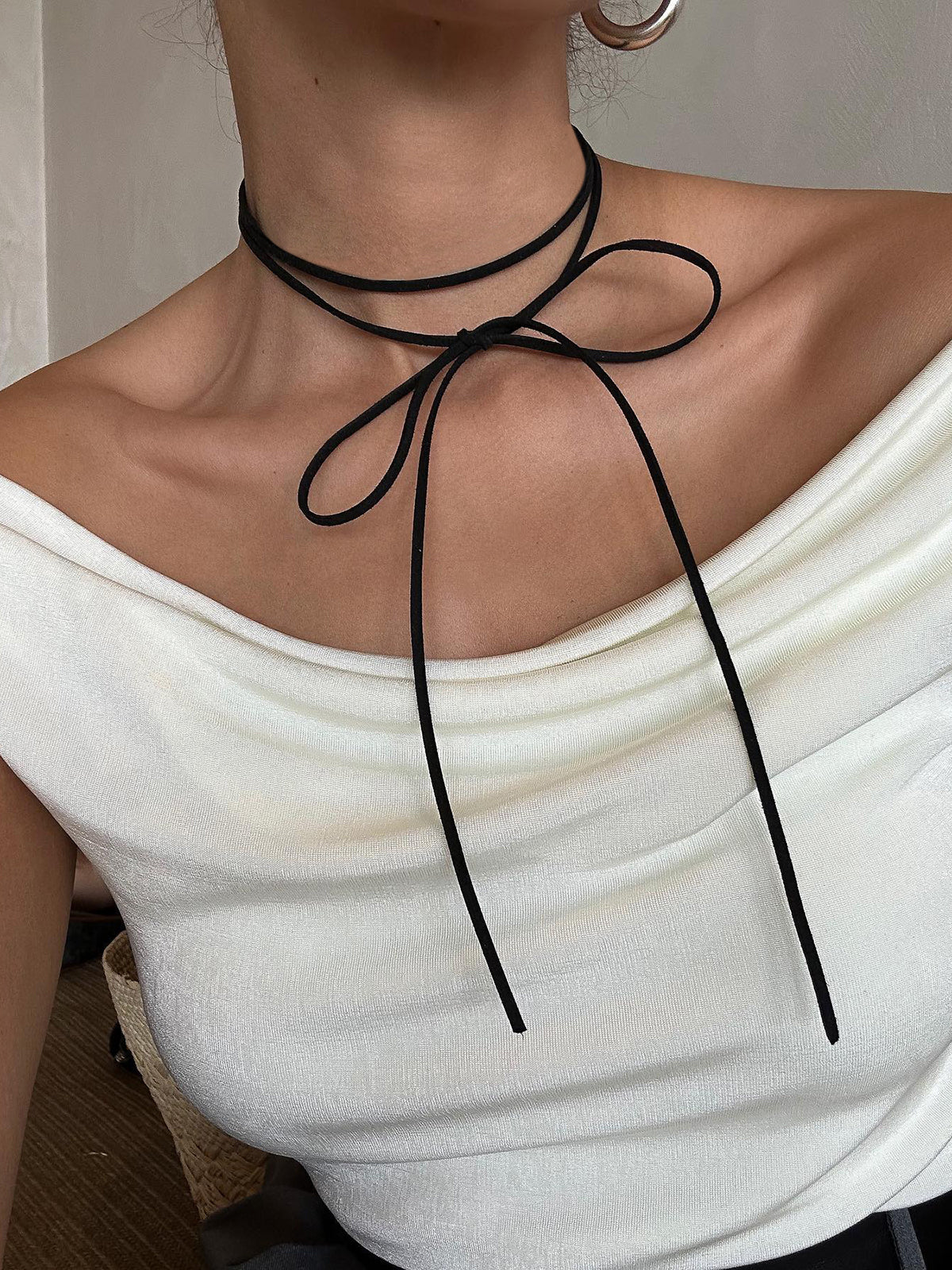 Cord Wrap Necklace-Chicvia