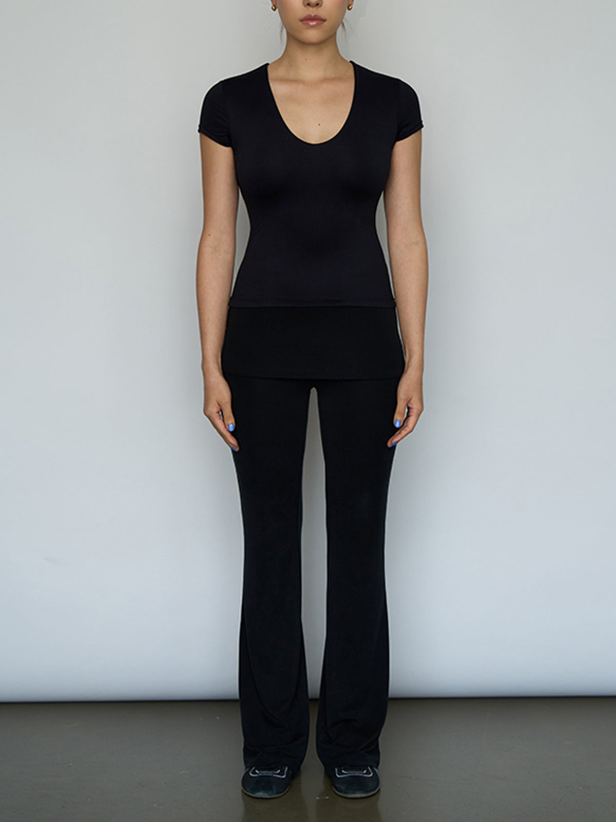 Casual Short Sleeve T-Shirt-Chicvia