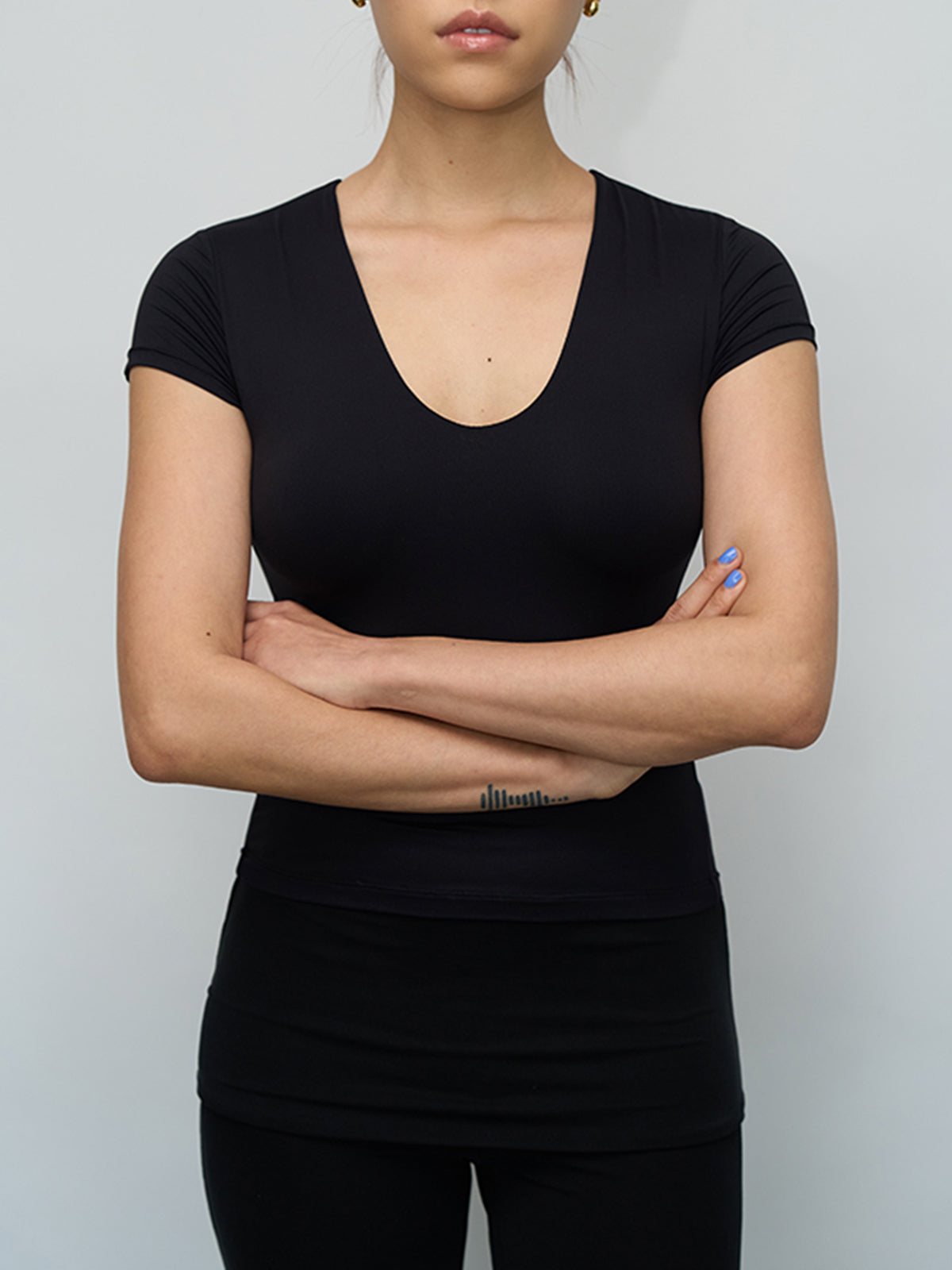 Casual Short Sleeve T-Shirt-Chicvia