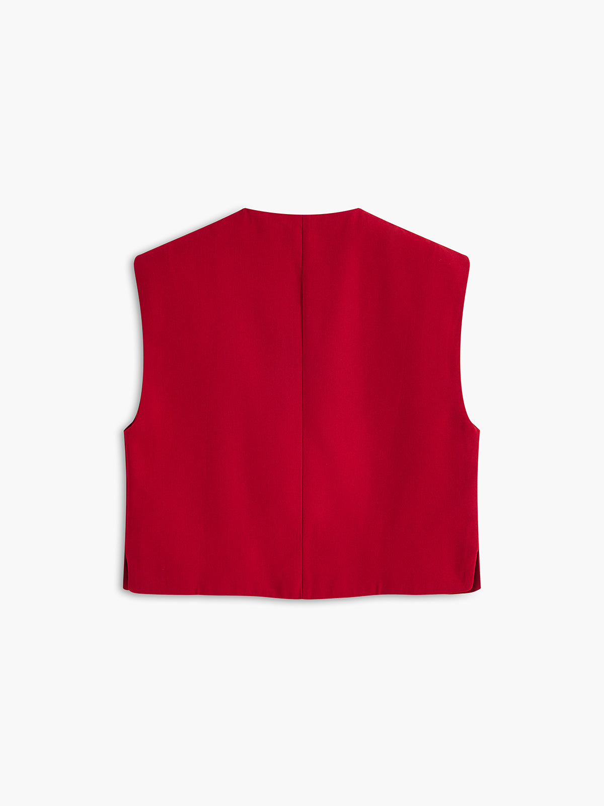 Leisure Sleeveless Button Vest-Chicvia