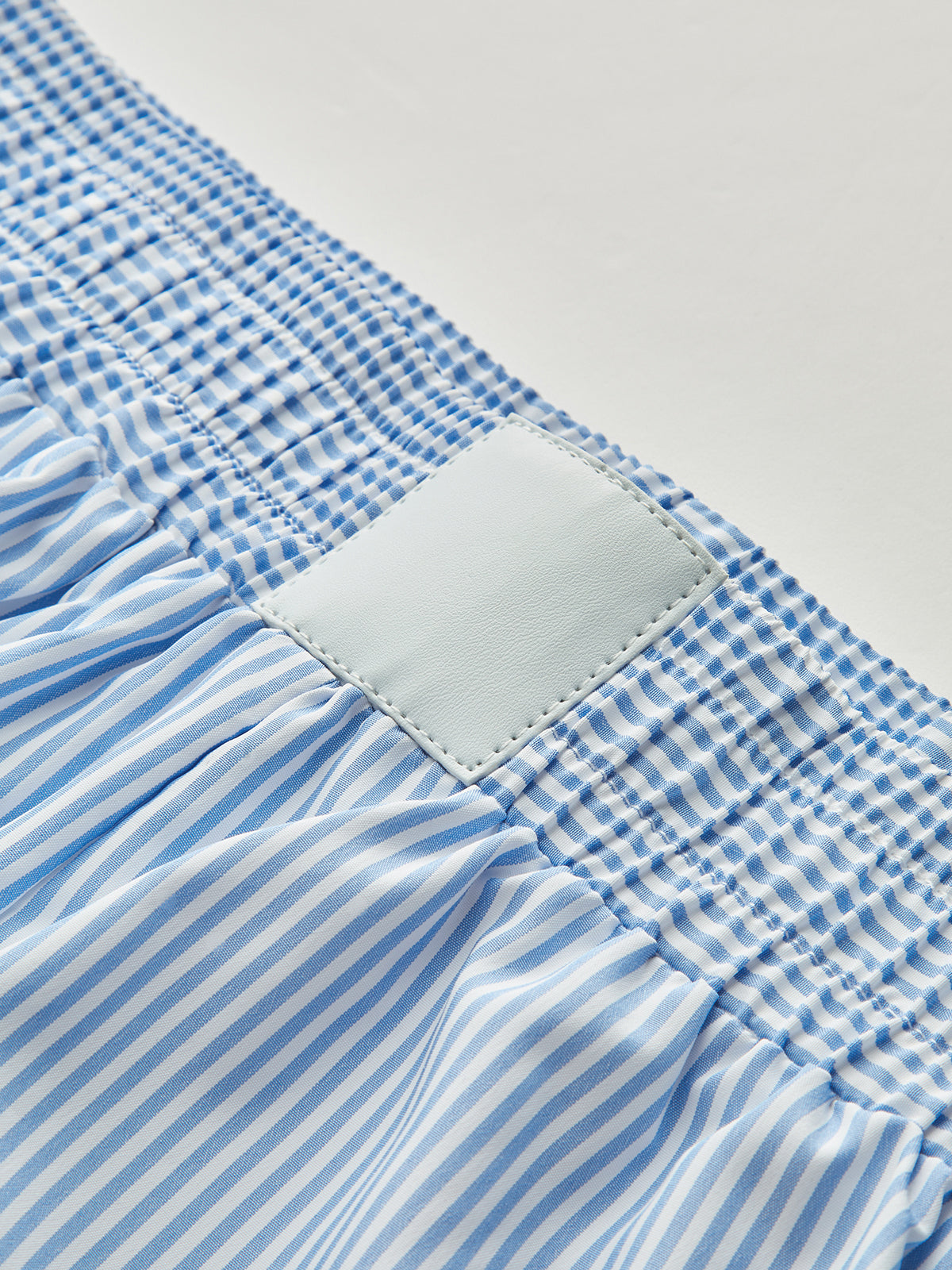 Pinstripe Thin Shorts-Chicvia