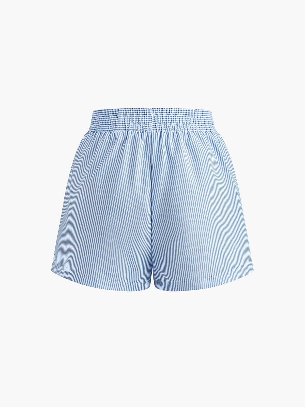 Pinstripe Thin Shorts-Chicvia