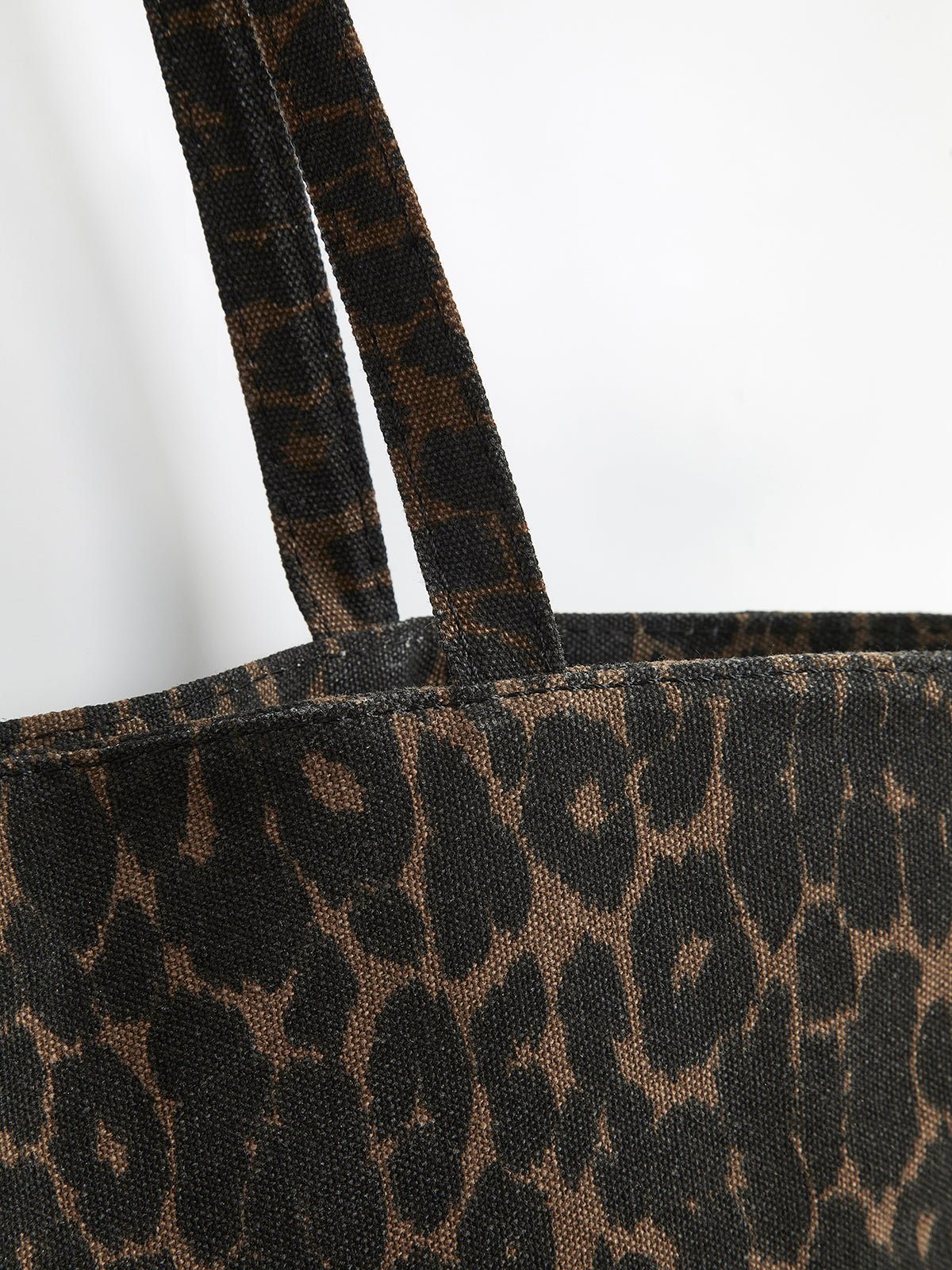 Leopard Print Shoulder Bag-Chicvia