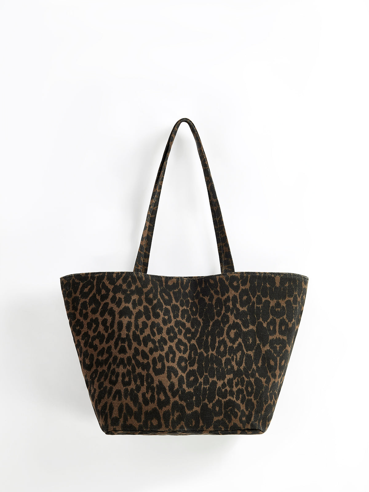 Leopard Print Shoulder Bag-Chicvia