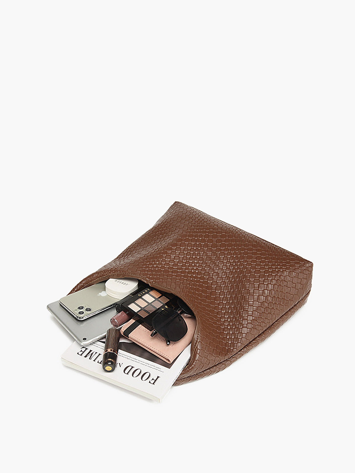 Large Capacity Woven Shoulder Bag-Chicvia