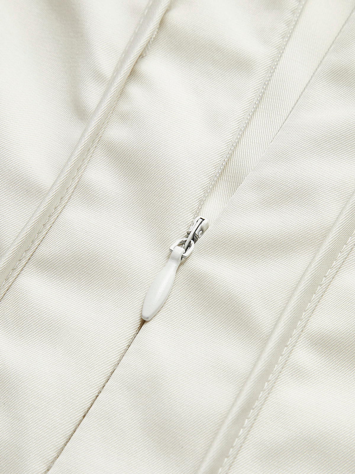 Pleated Piping Flowy Cami Dress-Chicvia