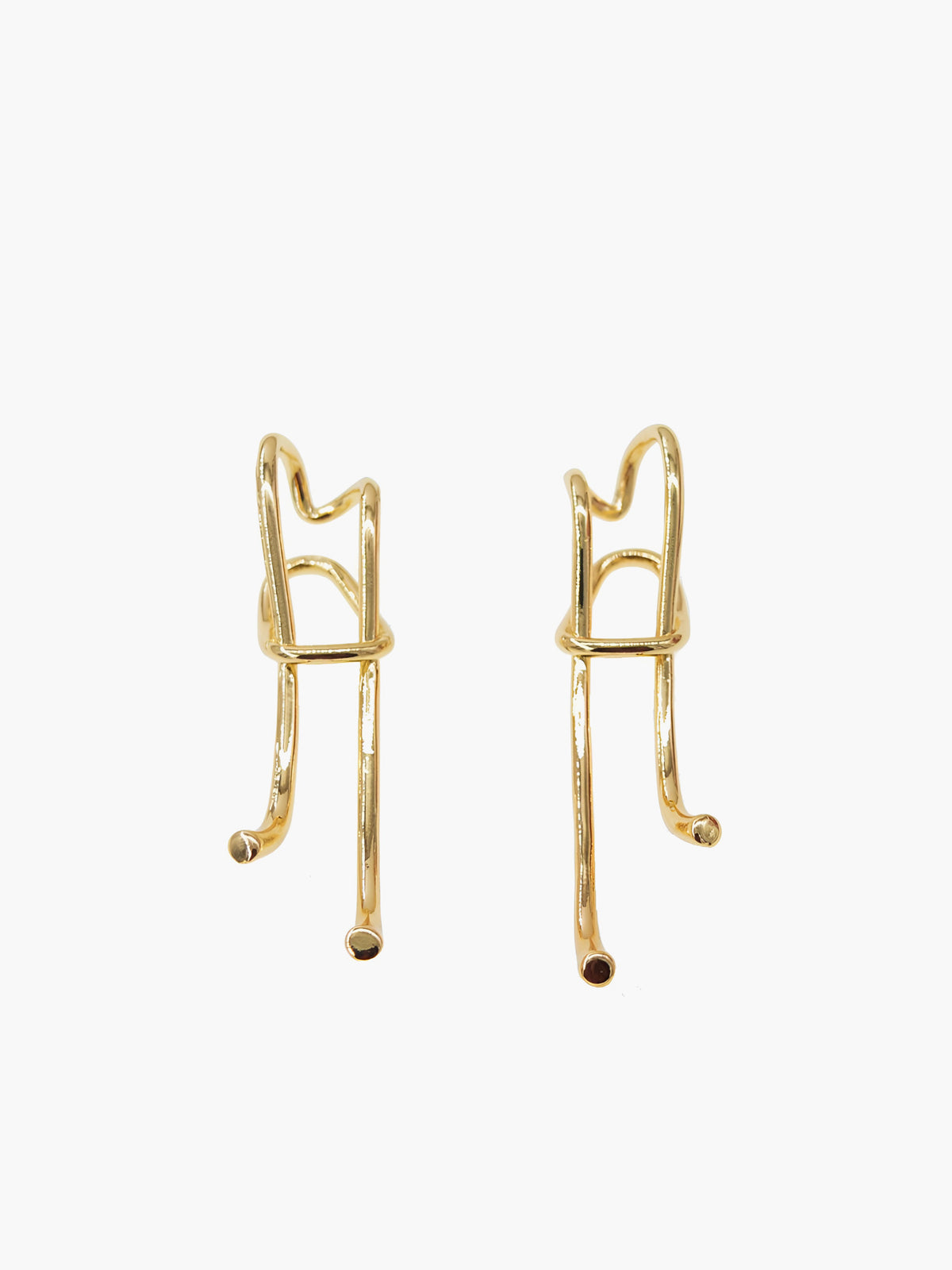 Exaggerated Retro Long Earrings-Chicvia