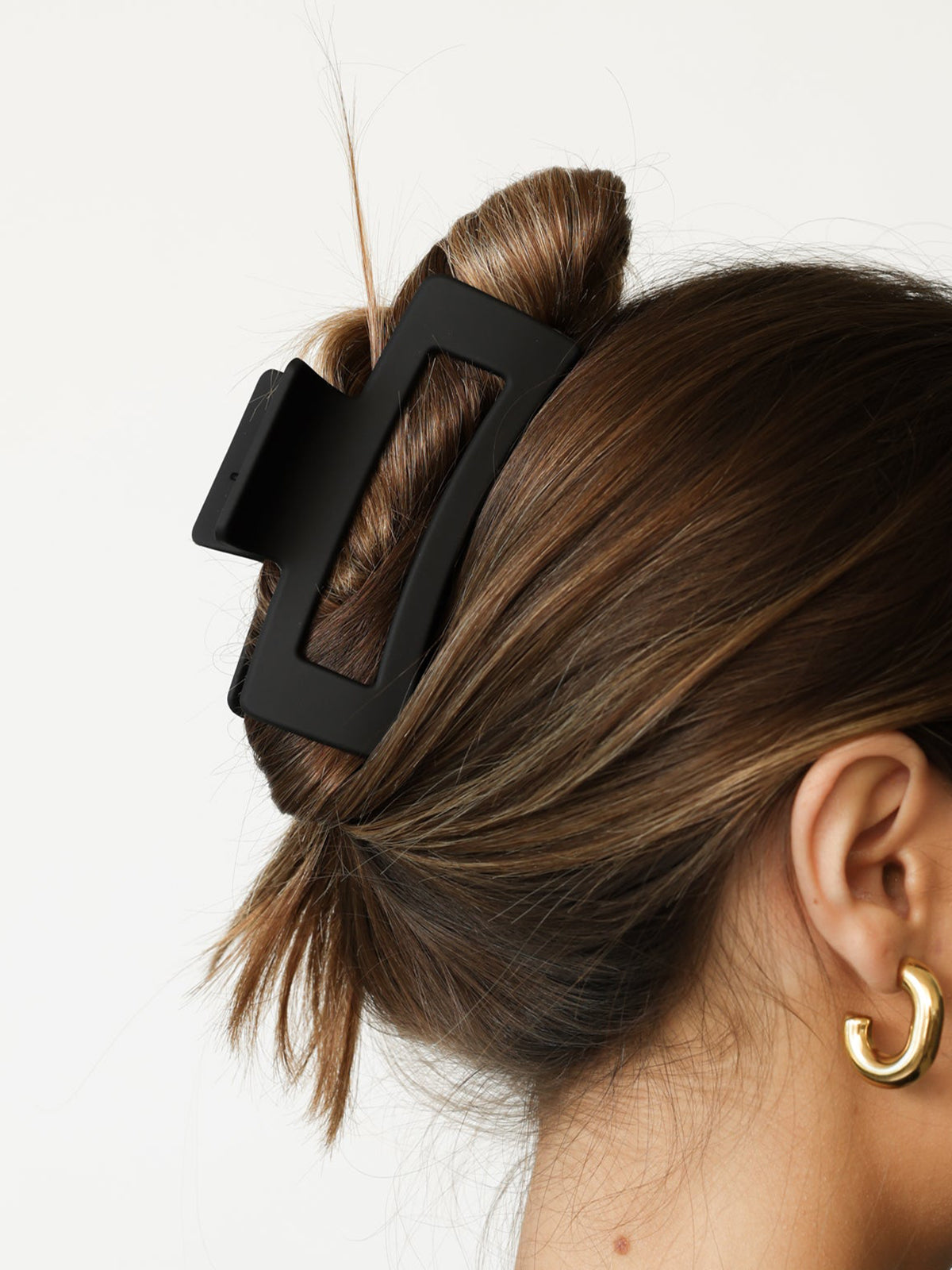 Over Size Square Hair Claw-Chicvia