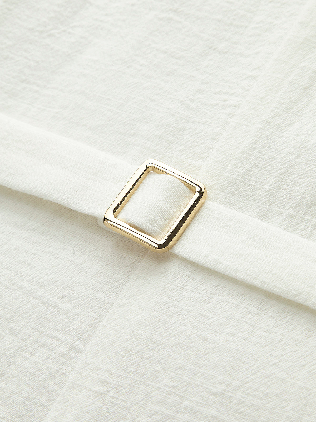 Cotton Button-Front Short Dress-Chicvia