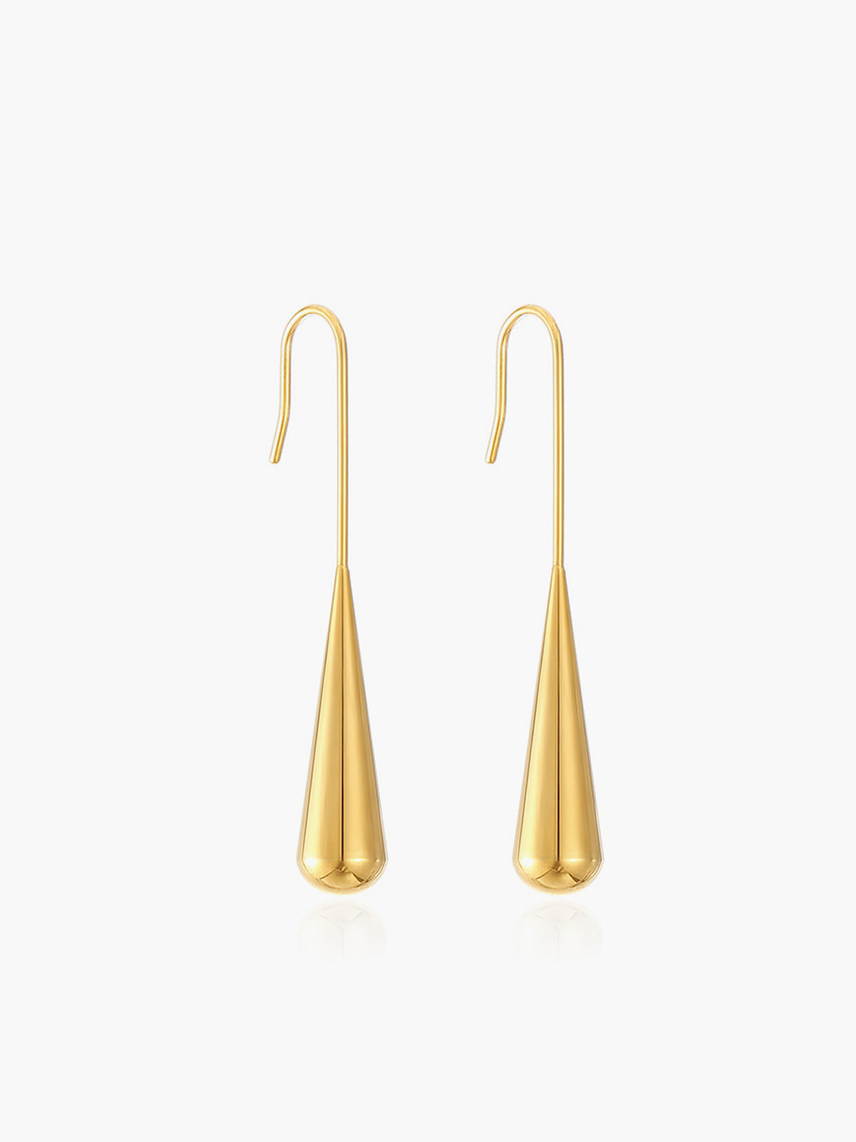 Minimalism Water Drop Pendant Earrings-Chicvia