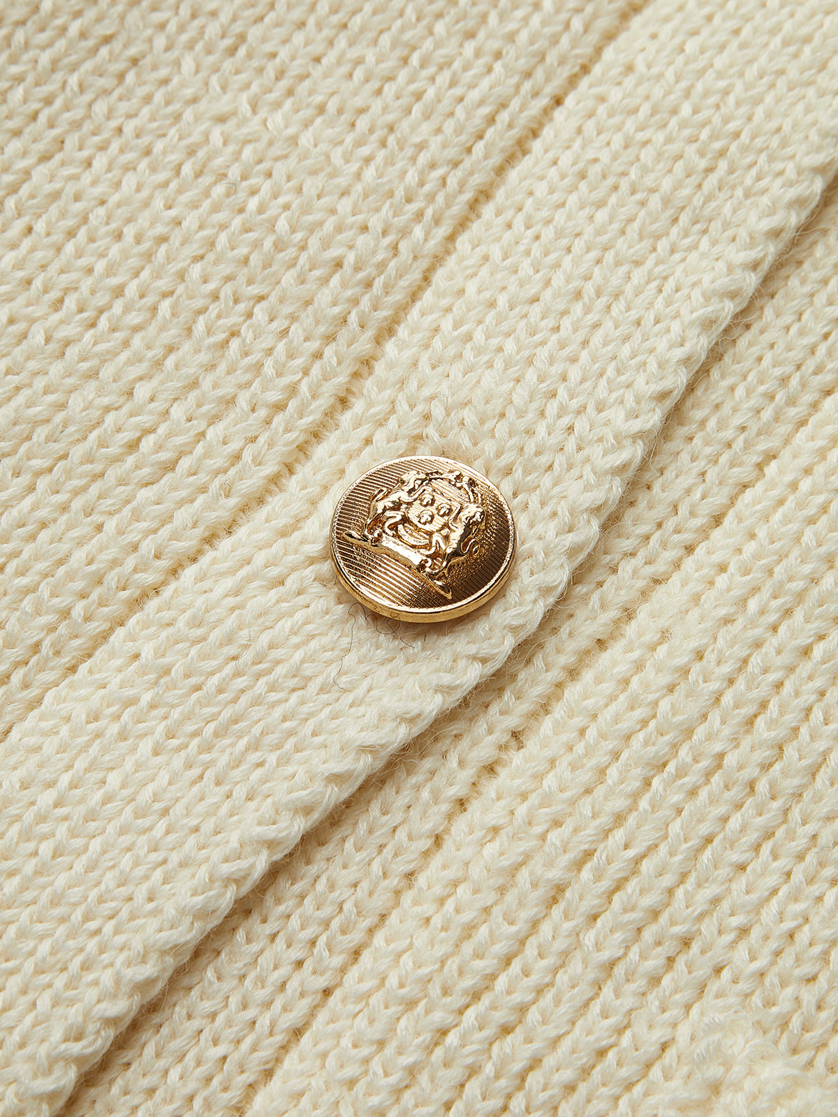 Button Pockets Sweater Vest-Chicvia